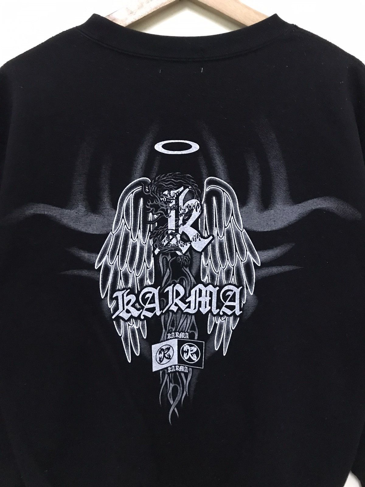 Japanese Brand Karma Sweatshirt Big Angel Big Print Nice Design Size US M / EU 48-50 / 2 - 3 Thumbnail