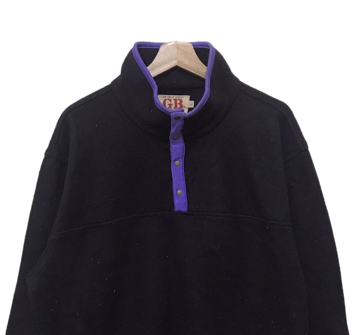 Vintage Vintage GB Fleece Half Button Size US L / EU 52-54 / 3 - 2 Thumbnail