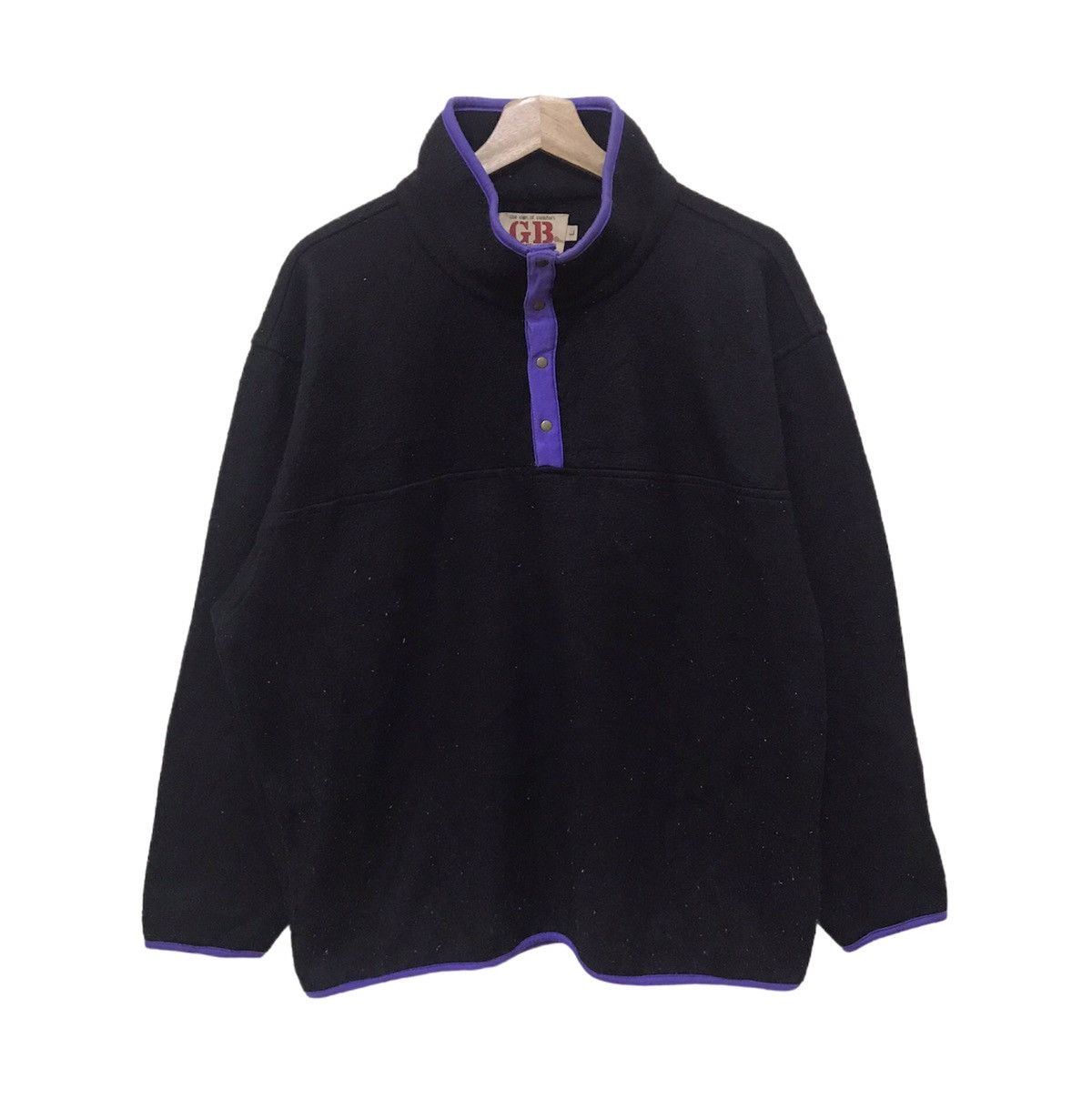 Vintage Vintage GB Fleece Half Button Size US L / EU 52-54 / 3 - 1 Thumbnail