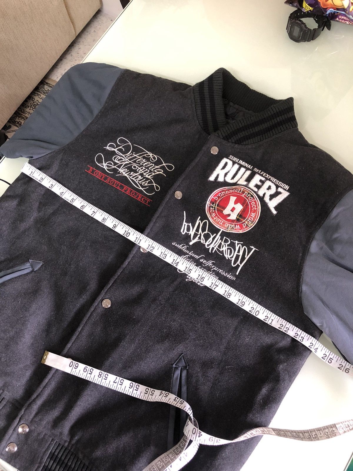 Japanese Brand Vintage B One Soul Project 'Stay Gold' Wool Varsity Jackets Size US XL / EU 56 / 4 - 19 Thumbnail