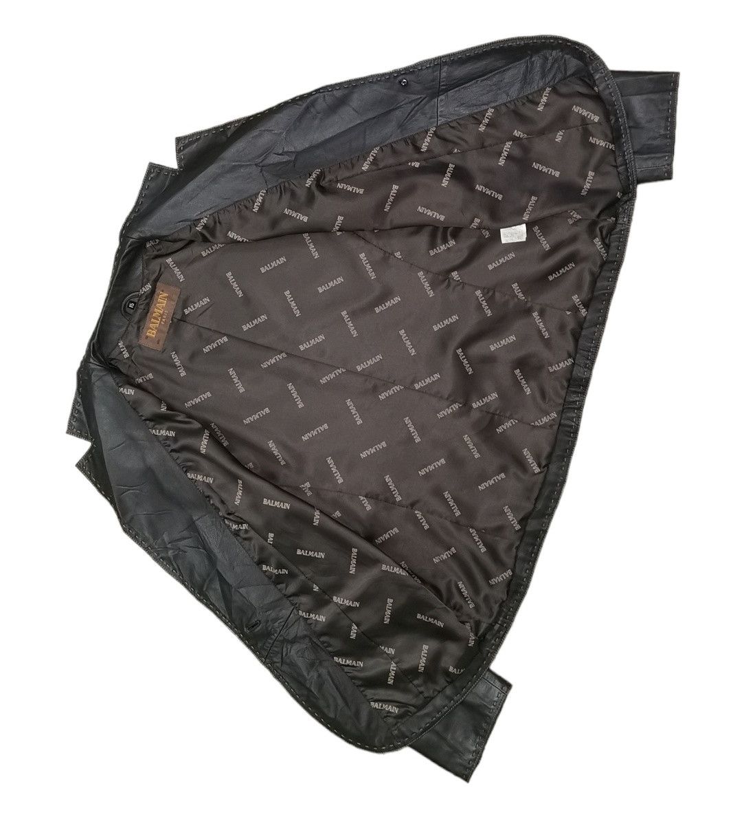Balmain Balmain Paris Monogram Leather Jacket Size US S / EU 44-46 / 1 - 11 Thumbnail