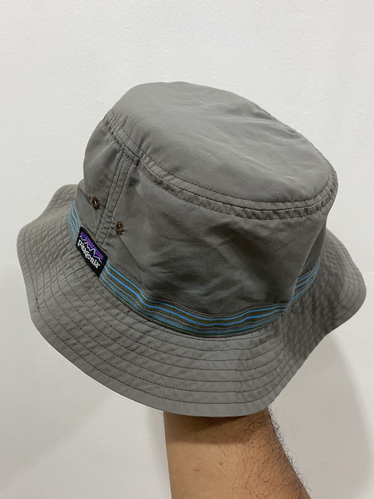Patagonia × Vintage Classic Patagonia Small Patcher Outdoor Bucket Hat Size ONE SIZE - 2 Thumbnail