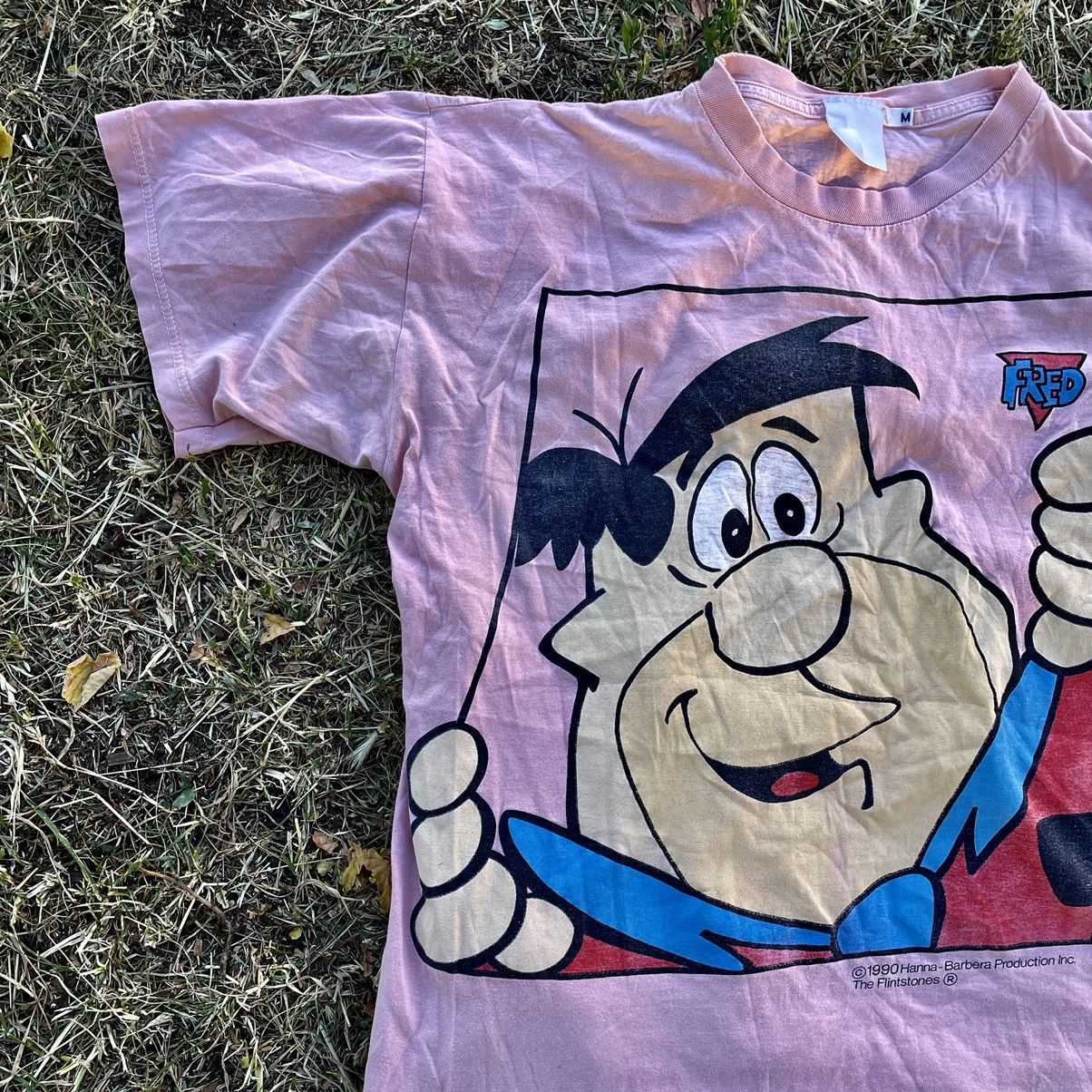 Vintage Vintage 90s Hanna Barbera Graphic Tee Sun Faded Skate Slim M Size US M / EU 48-50 / 2 - 2 Thumbnail