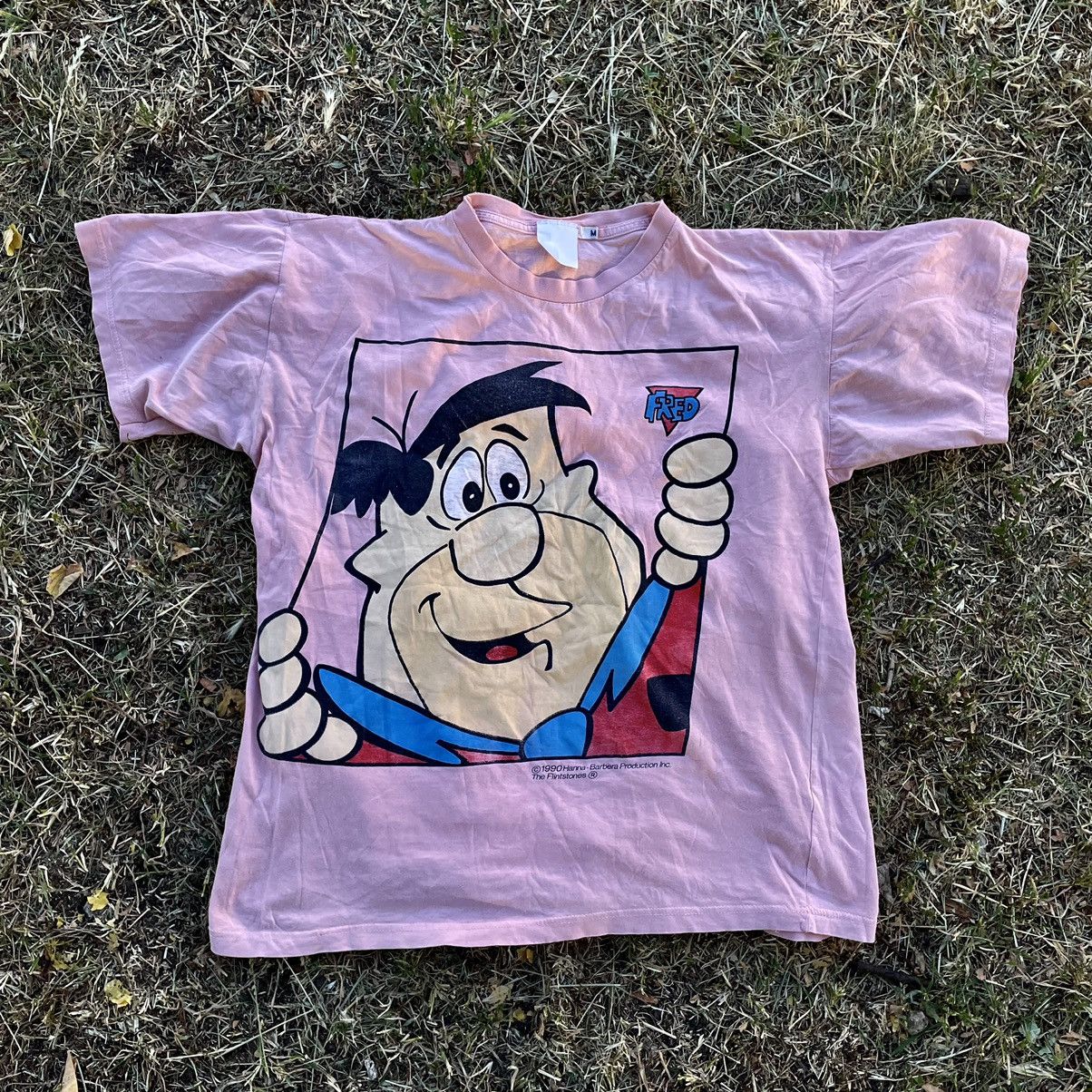 Vintage Vintage 90s Hanna Barbera Graphic Tee Sun Faded Skate Slim M Size US M / EU 48-50 / 2 - 1 Thumbnail