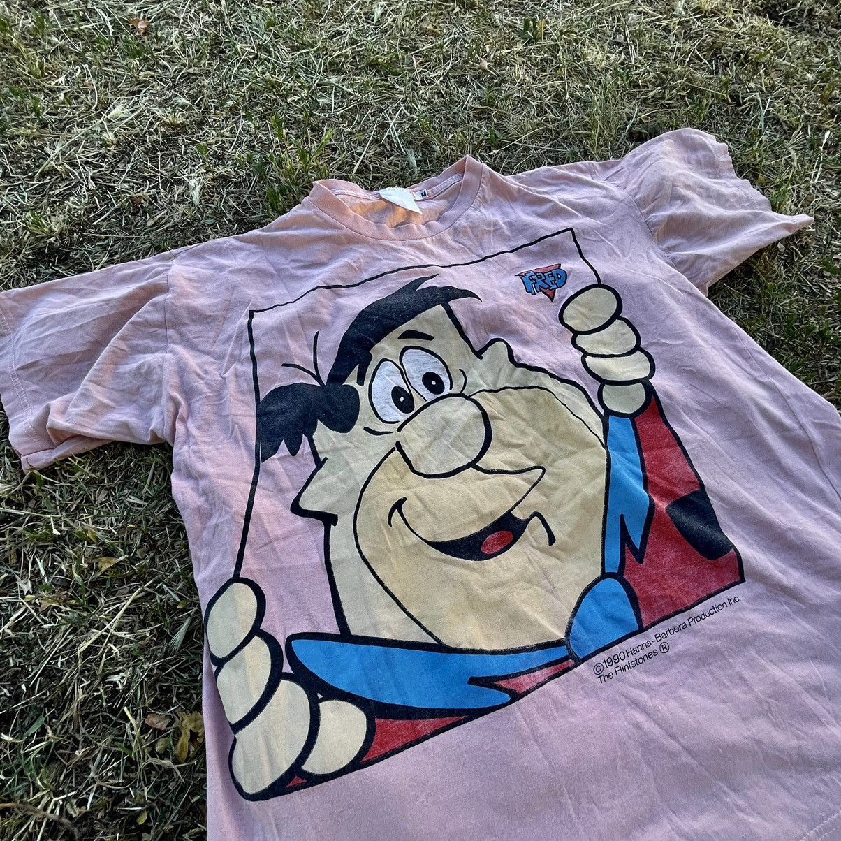 Vintage Vintage 90s Hanna Barbera Graphic Tee Sun Faded Skate Slim M Size US M / EU 48-50 / 2 - 5 Thumbnail