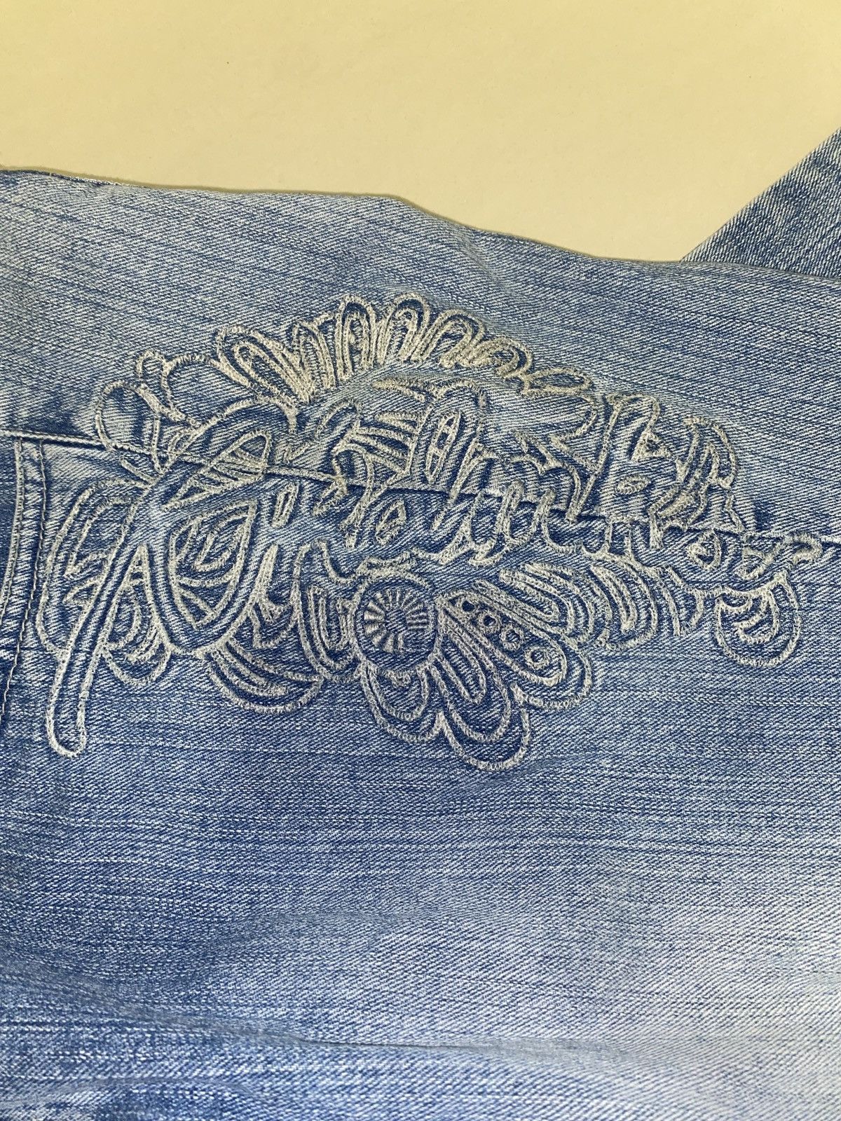 Vintage Vintage Embroidery Flare Denim Size US 38 / EU 54 - 10 Thumbnail