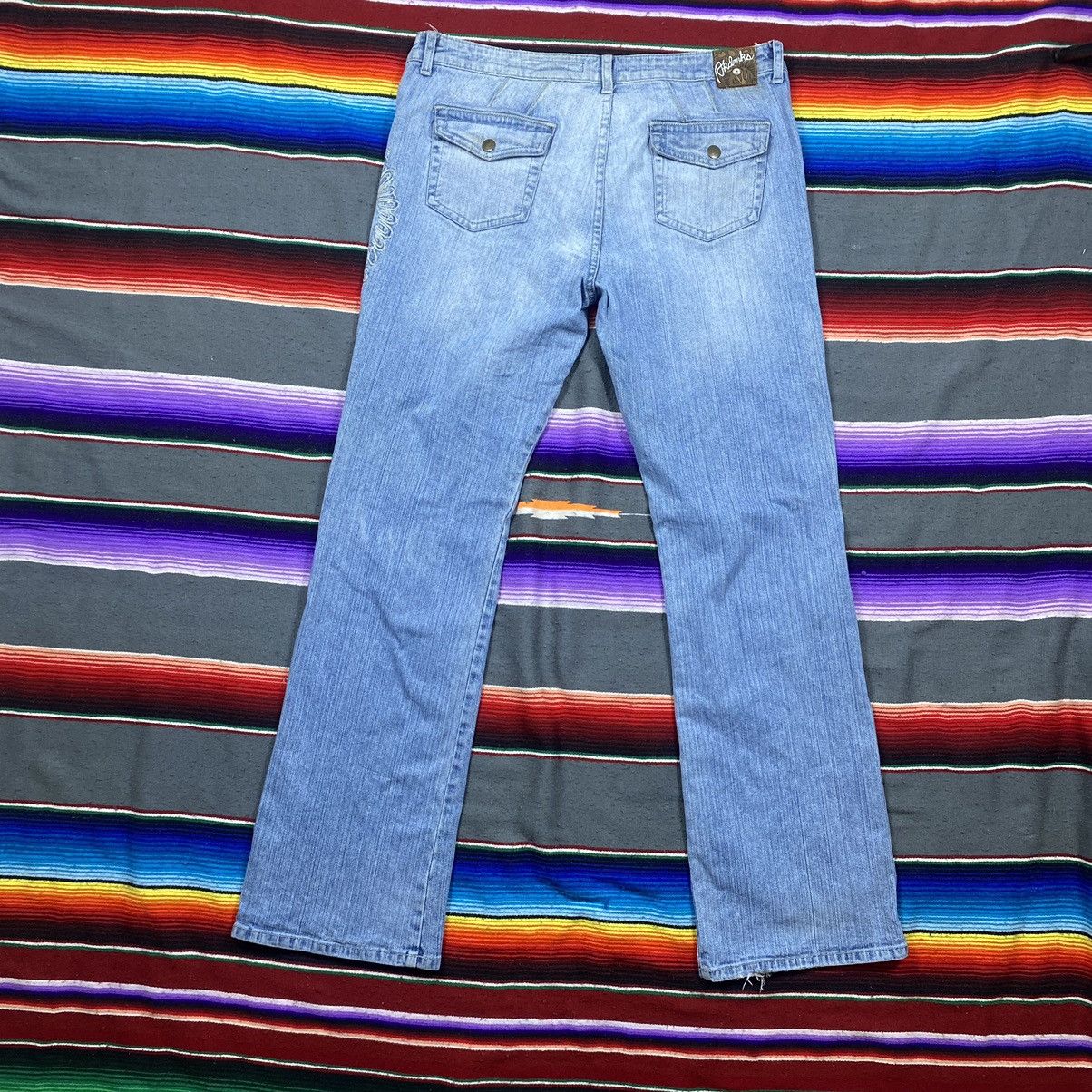 Vintage Vintage Embroidery Flare Denim Size US 38 / EU 54 - 7 Thumbnail