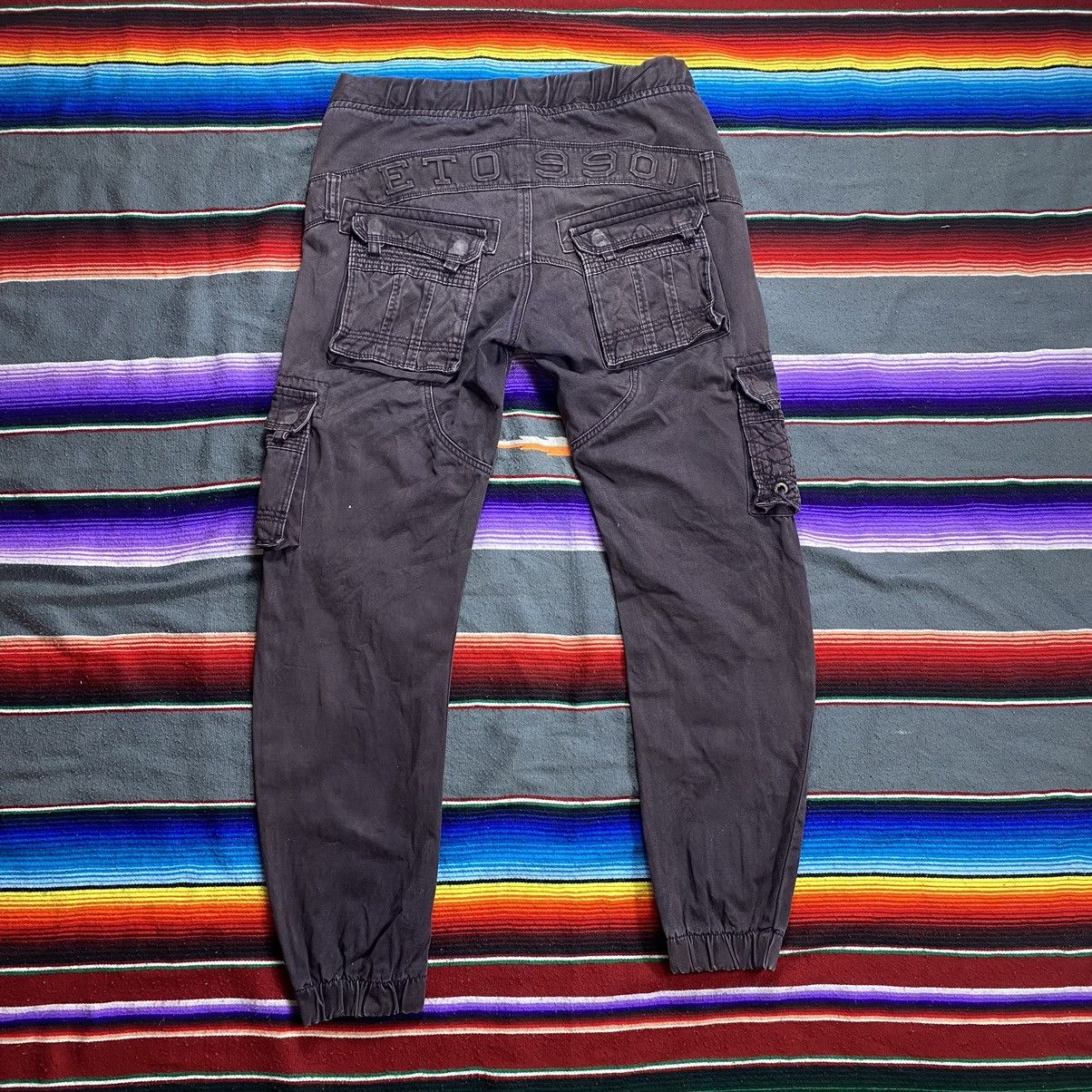 Japanese Brand Vintage Drawstring Multi Pocket Cargo Pants Size US 36 / EU 52 - 7 Thumbnail