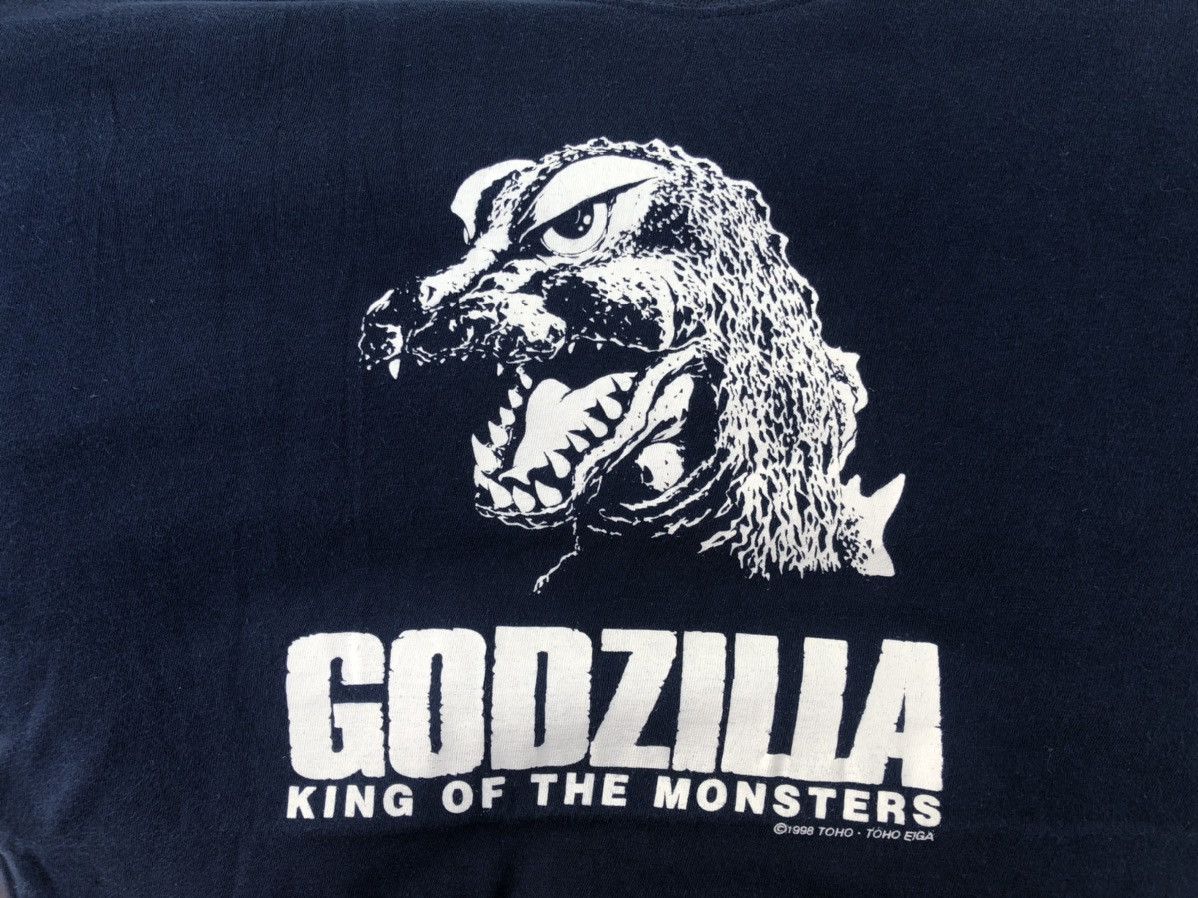 Vintage Vintage 90s GODZILLA movie tee T2 Size US M / EU 48-50 / 2 - 2 Thumbnail