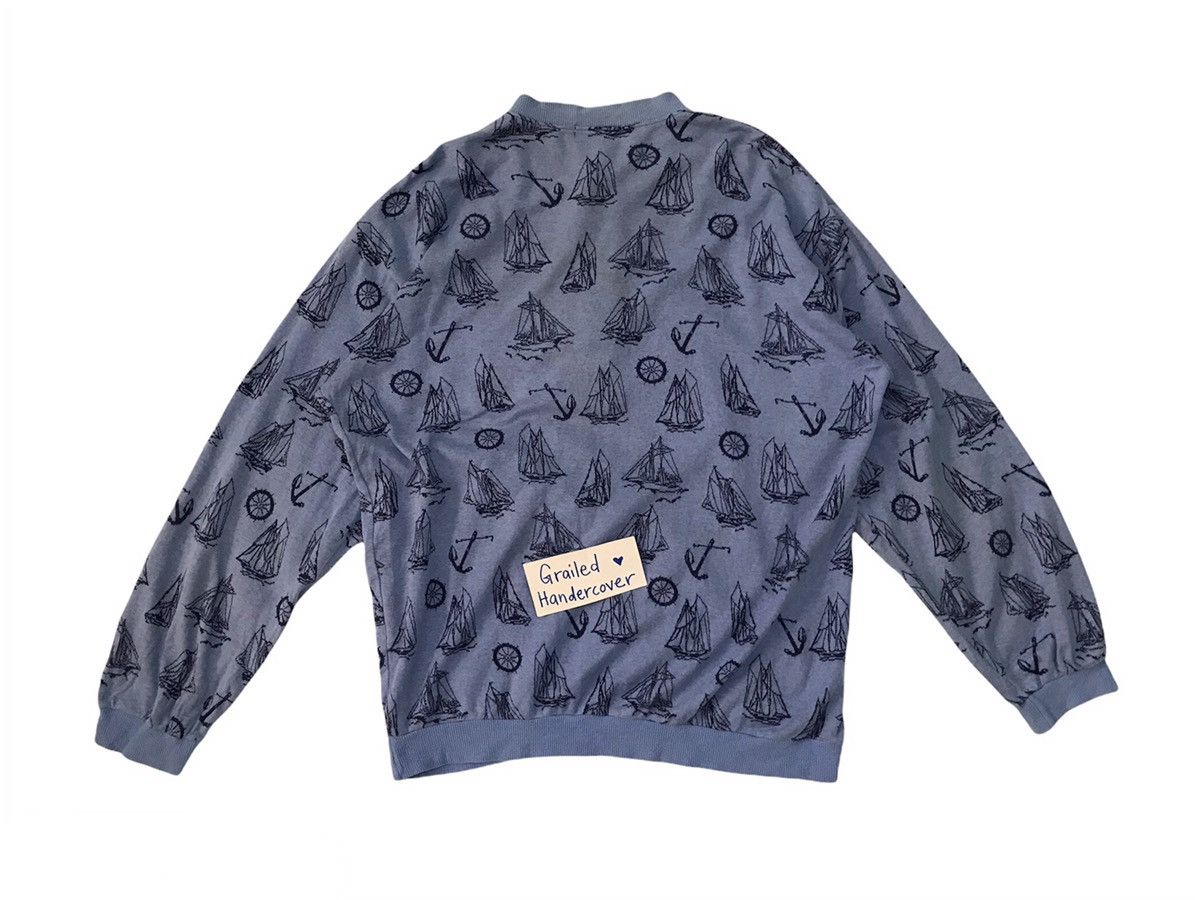 Christian Dior Monsieur Christian Dior Overprint Half Button Sweatshirt/Long Shirt Size US L / EU 52-54 / 3 - 2 Thumbnail
