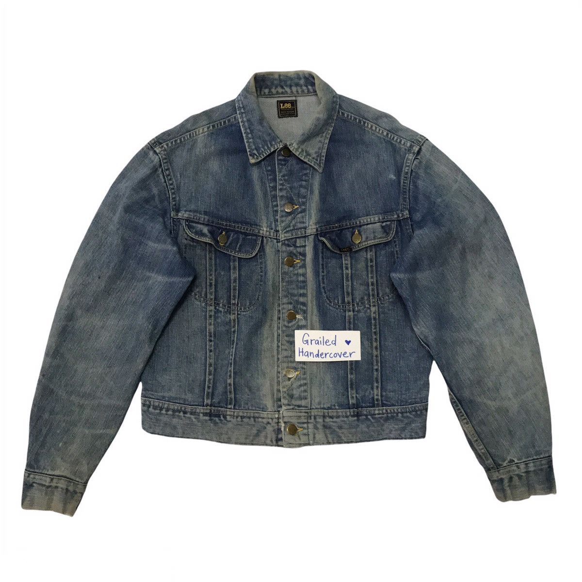 Lee Vintage 70s Lee Sanforized Trucker Denim Jacket Size US M / EU 48-50 / 2 - 1 Thumbnail