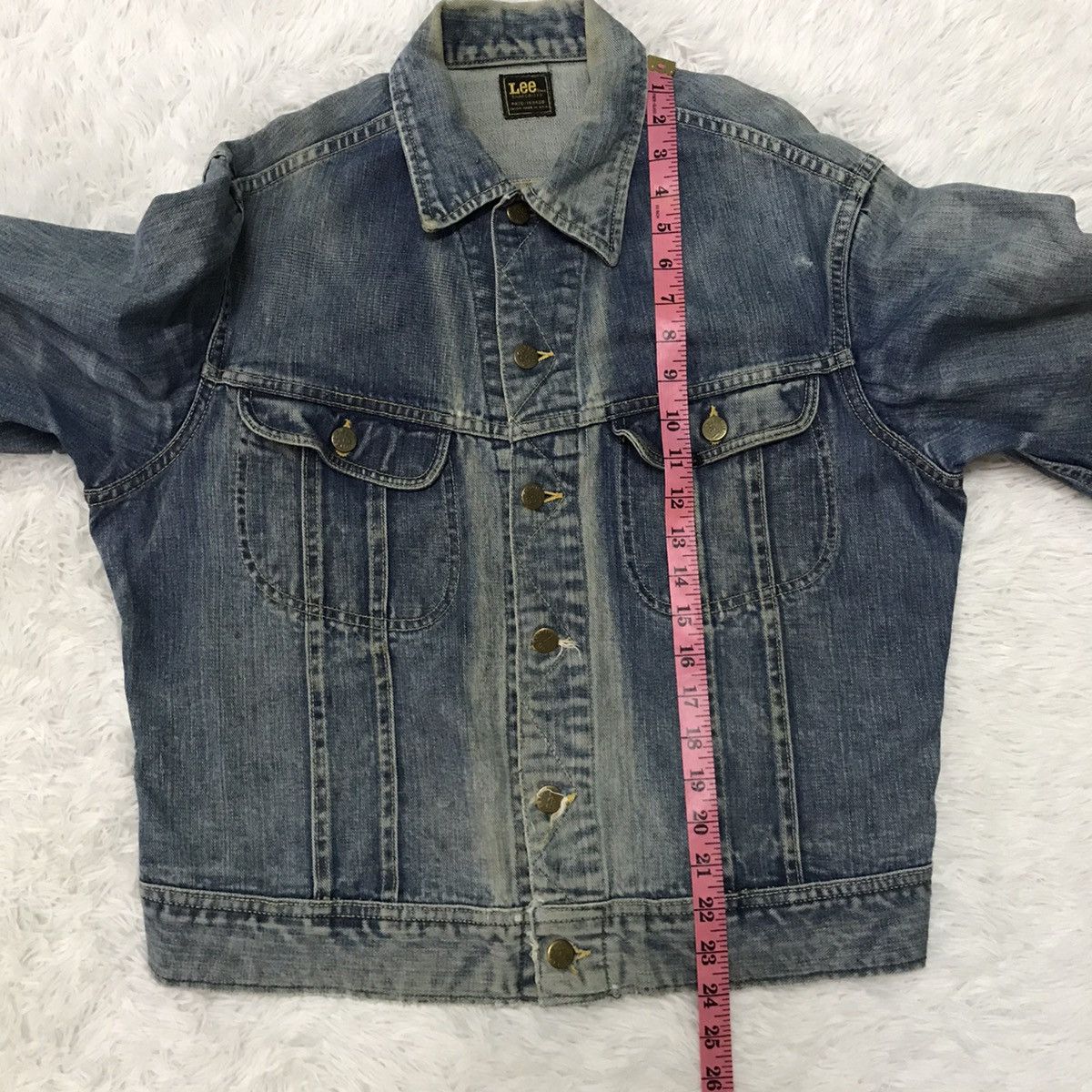 Lee Vintage 70s Lee Sanforized Trucker Denim Jacket Size US M / EU 48-50 / 2 - 23 Thumbnail