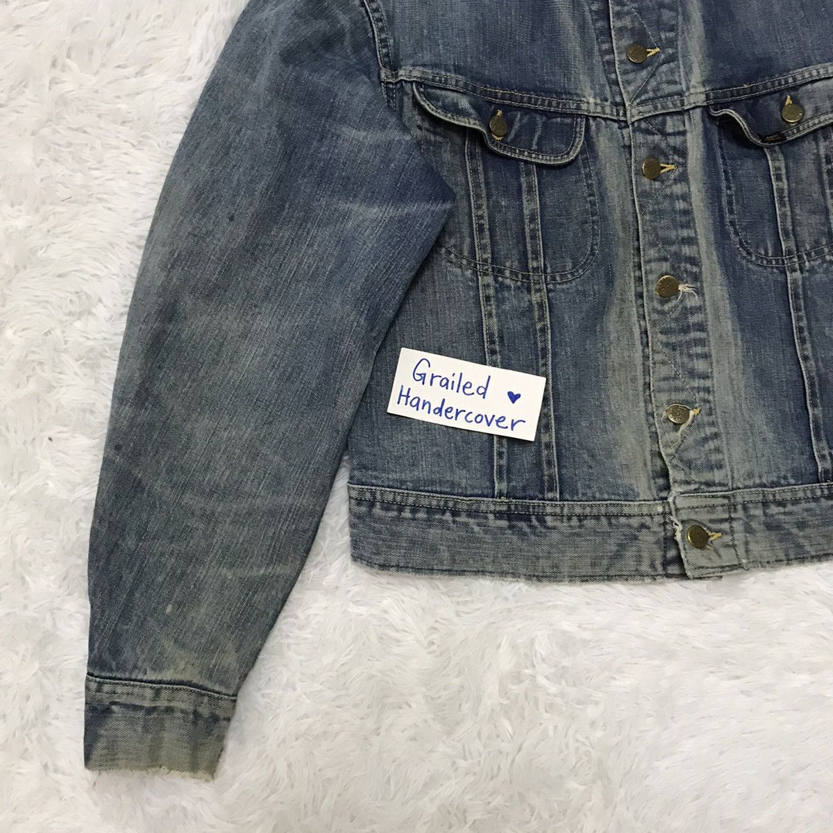 Lee Vintage 70s Lee Sanforized Trucker Denim Jacket Size US M / EU 48-50 / 2 - 6 Thumbnail