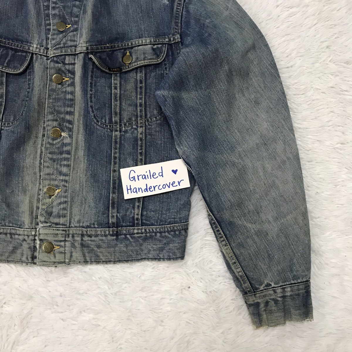 Lee Vintage 70s Lee Sanforized Trucker Denim Jacket Size US M / EU 48-50 / 2 - 5 Thumbnail