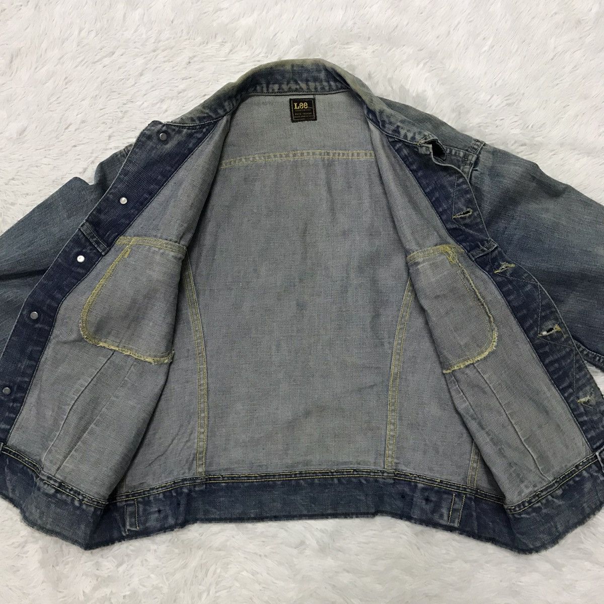 Lee Vintage 70s Lee Sanforized Trucker Denim Jacket Size US M / EU 48-50 / 2 - 18 Thumbnail