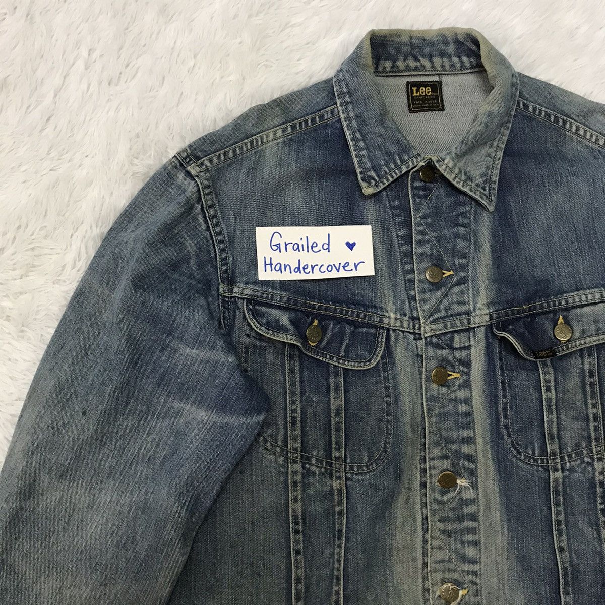 Lee Vintage 70s Lee Sanforized Trucker Denim Jacket Size US M / EU 48-50 / 2 - 3 Thumbnail