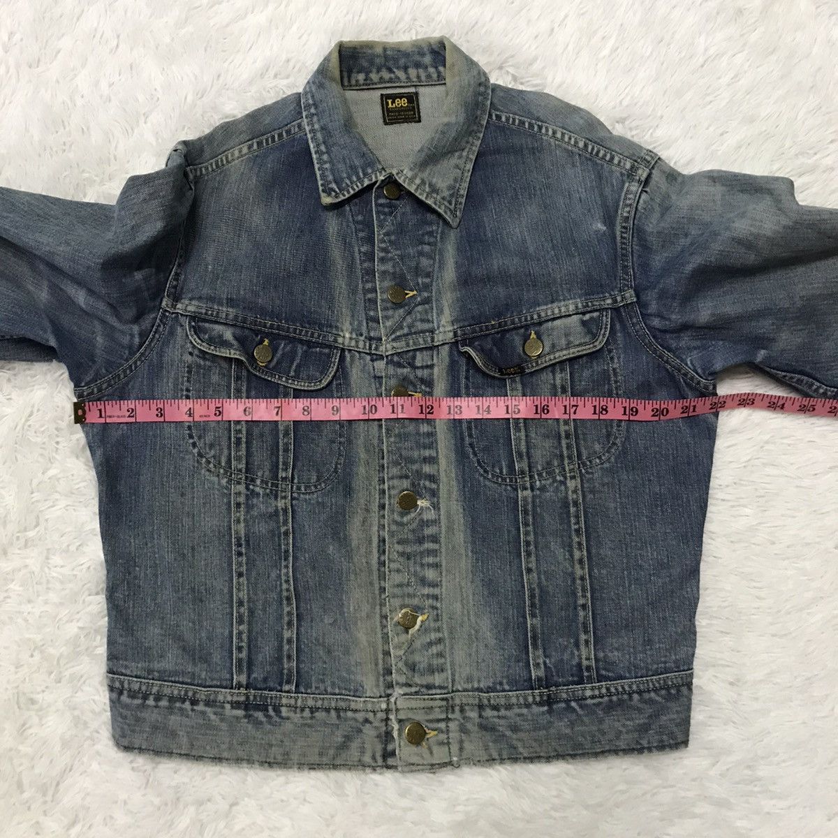 Lee Vintage 70s Lee Sanforized Trucker Denim Jacket Size US M / EU 48-50 / 2 - 22 Thumbnail