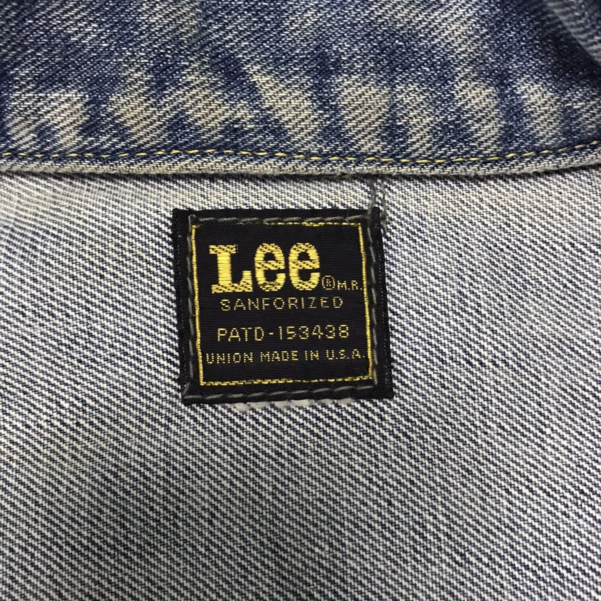 Lee Vintage 70s Lee Sanforized Trucker Denim Jacket Size US M / EU 48-50 / 2 - 20 Thumbnail