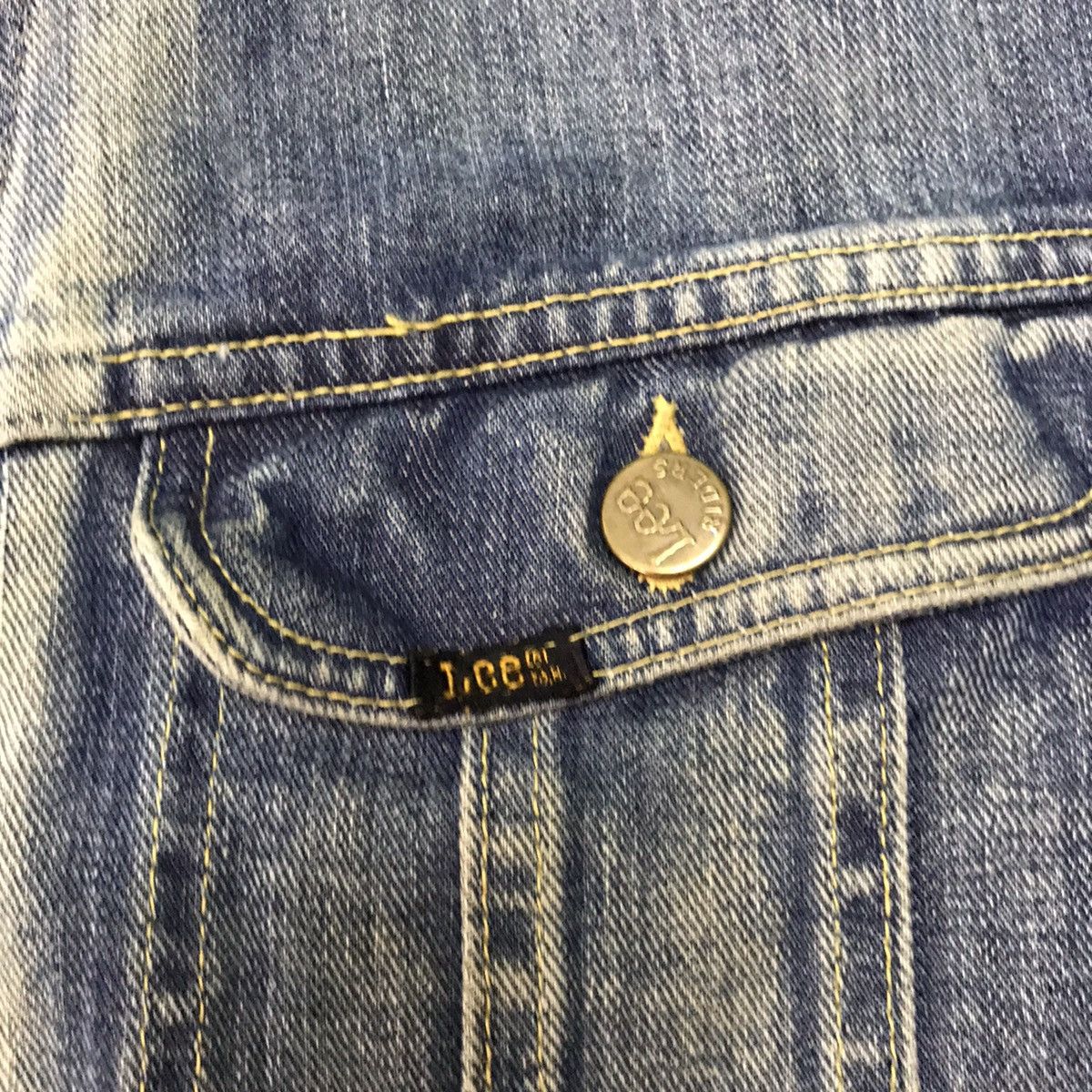 Lee Vintage 70s Lee Sanforized Trucker Denim Jacket Size US M / EU 48-50 / 2 - 9 Thumbnail