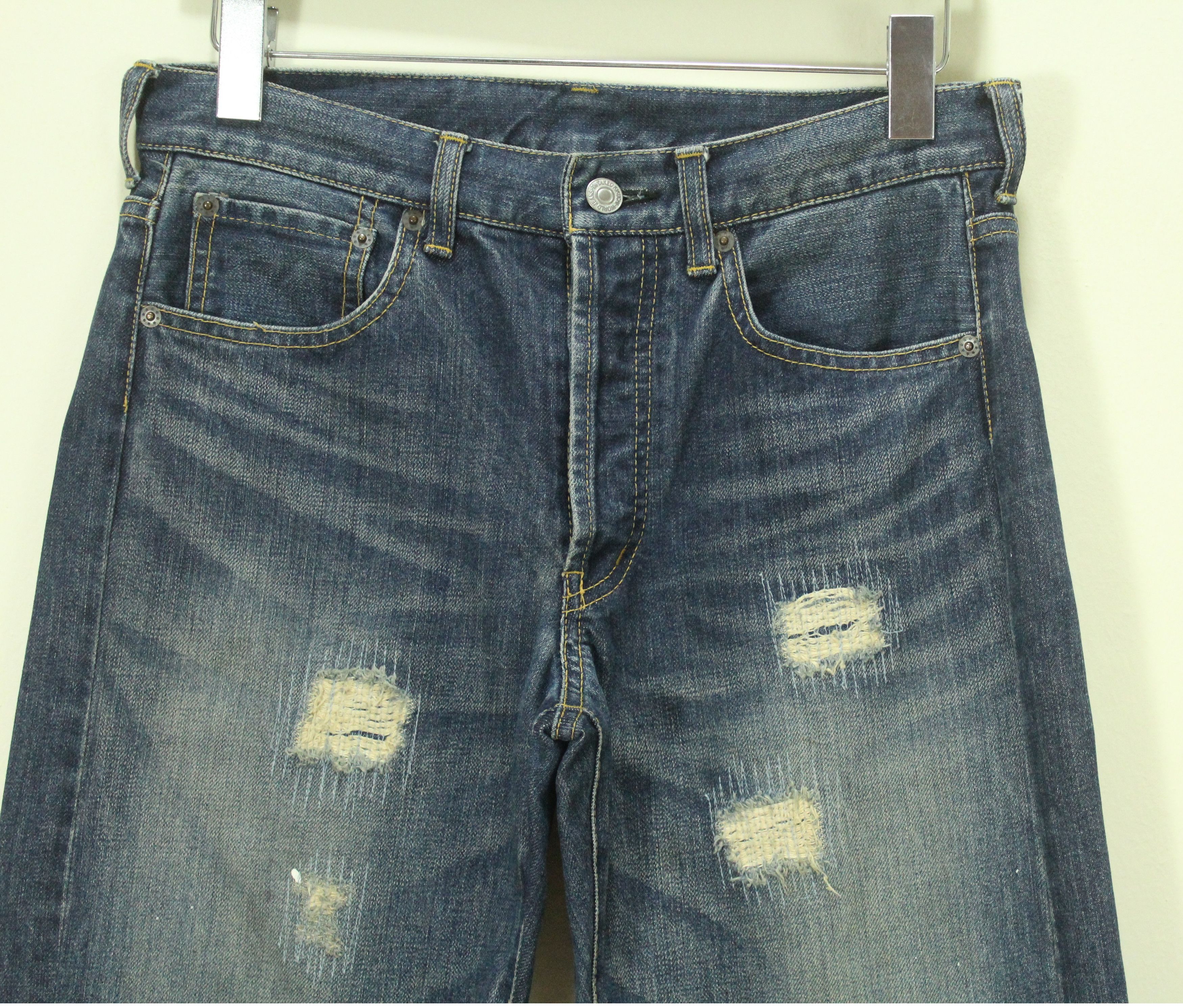 Takeo Kikuchi Distressed Style Paint Splatter TAKEO KIKUCHI Denim Size US 30 / EU 46 - 4 Thumbnail