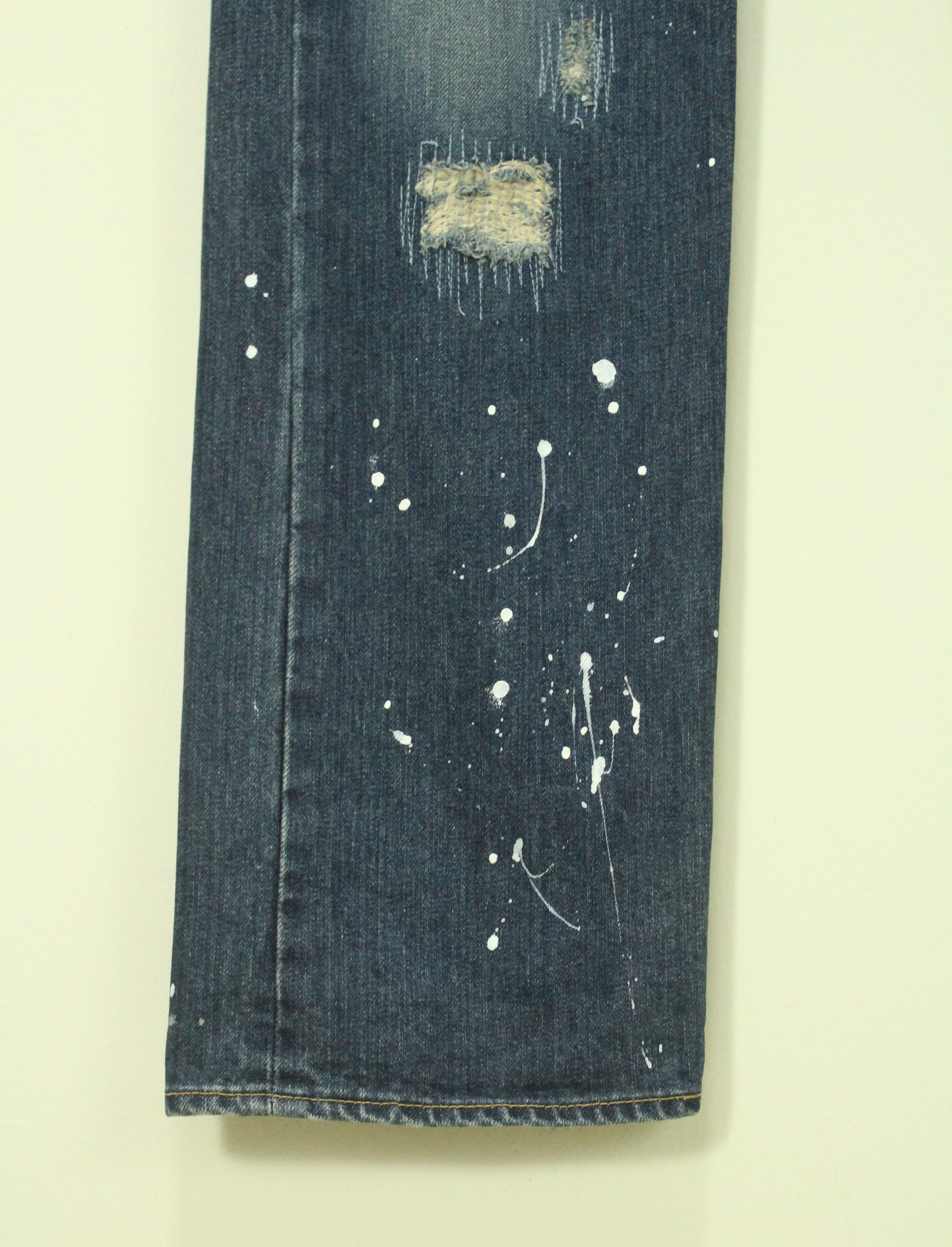 Takeo Kikuchi Distressed Style Paint Splatter TAKEO KIKUCHI Denim Size US 30 / EU 46 - 8 Thumbnail