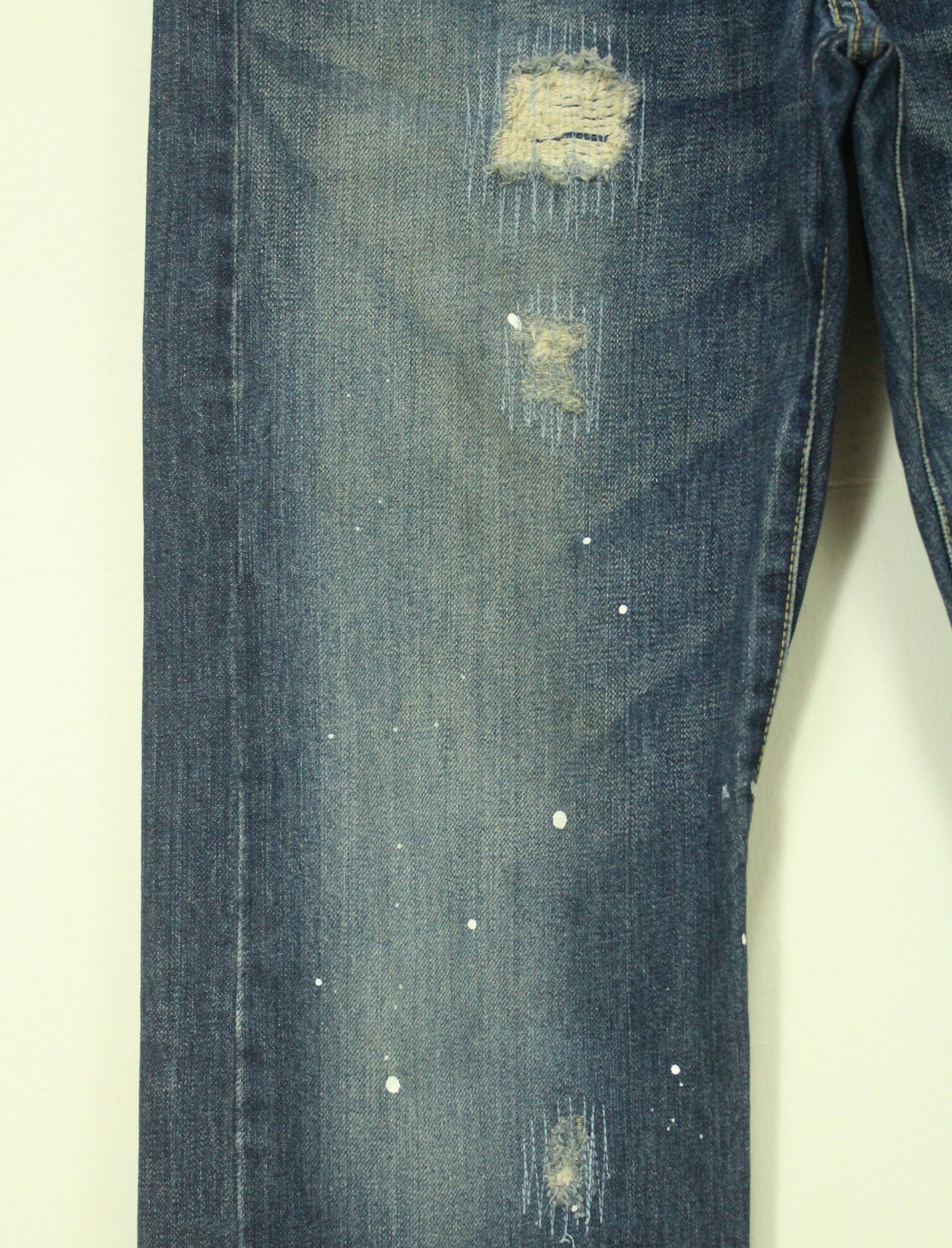 Takeo Kikuchi Distressed Style Paint Splatter TAKEO KIKUCHI Denim Size US 30 / EU 46 - 6 Thumbnail