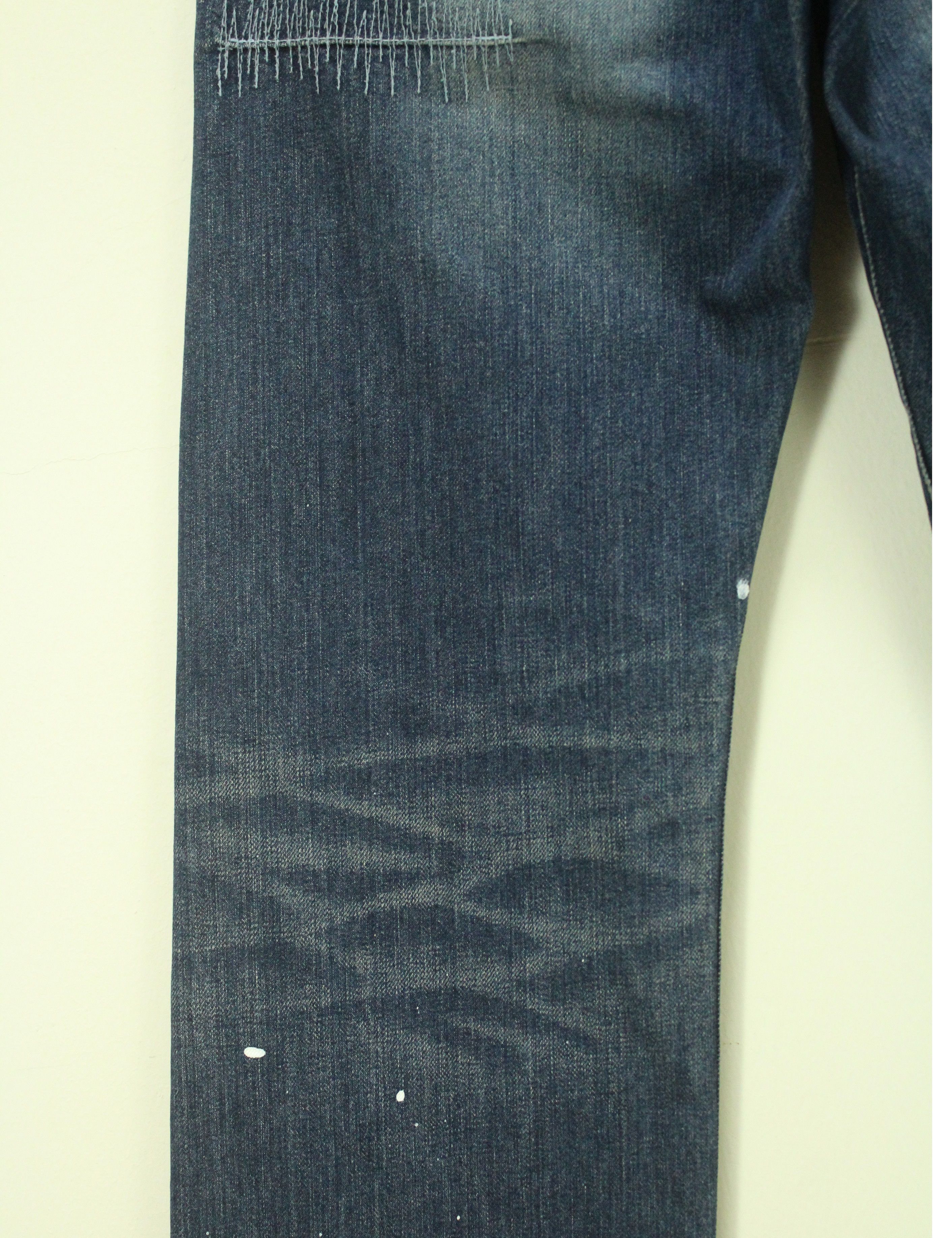 Takeo Kikuchi Distressed Style Paint Splatter TAKEO KIKUCHI Denim Size US 30 / EU 46 - 12 Thumbnail