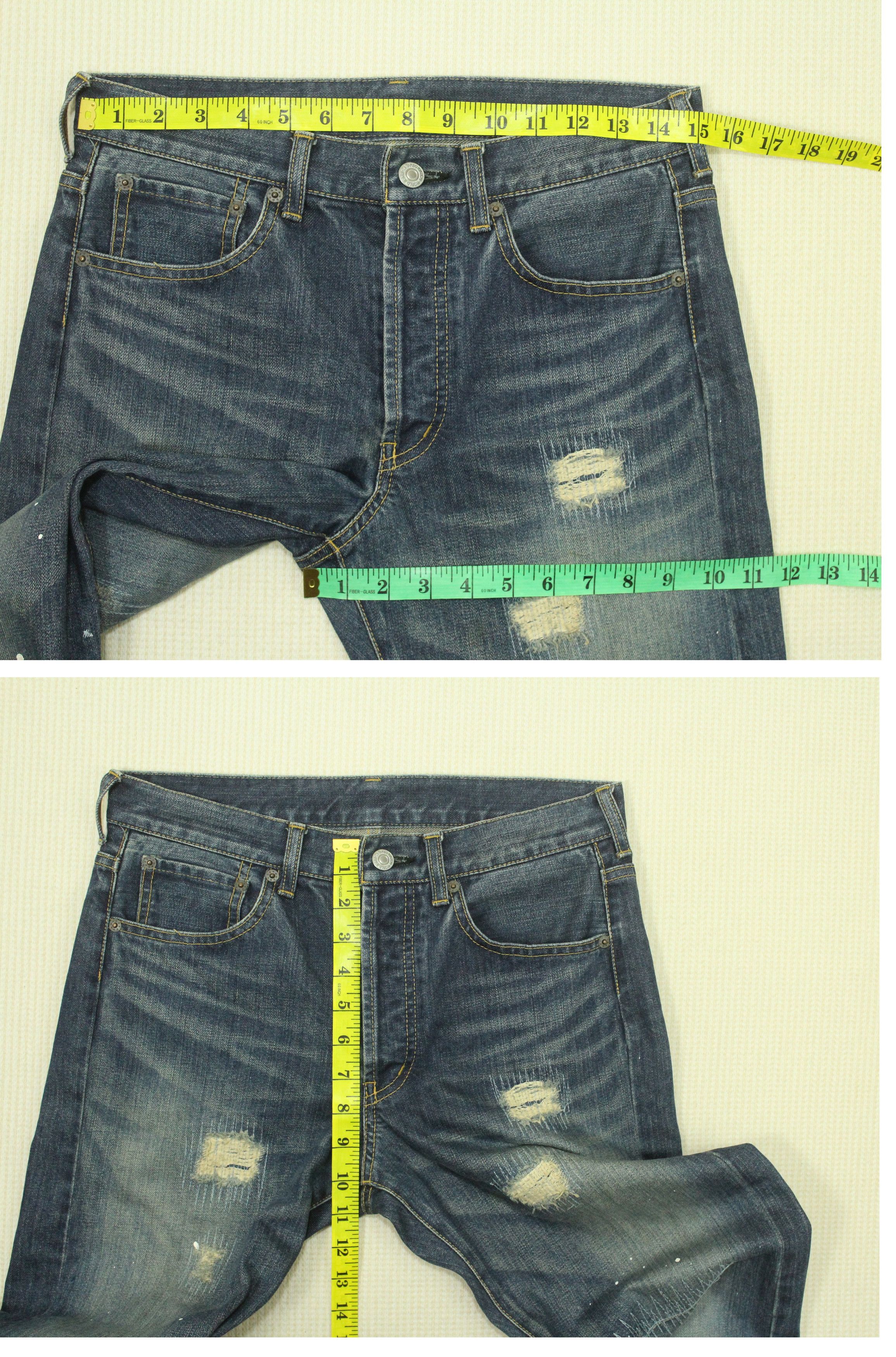 Takeo Kikuchi Distressed Style Paint Splatter TAKEO KIKUCHI Denim Size US 30 / EU 46 - 17 Thumbnail