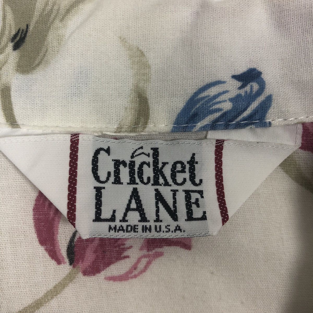 Vintage Vintage Cricket Lane Women's Floral Cruise Aloha Shirt Size M / US 6-8 / IT 42-44 - 3 Thumbnail