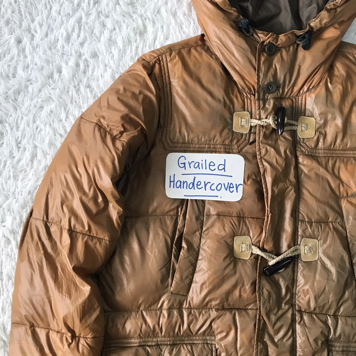 Diesel Vtg Sun Faded Diesel Puffer Duffle Coat Jacket Hooded Size US M / EU 48-50 / 2 - 6 Thumbnail