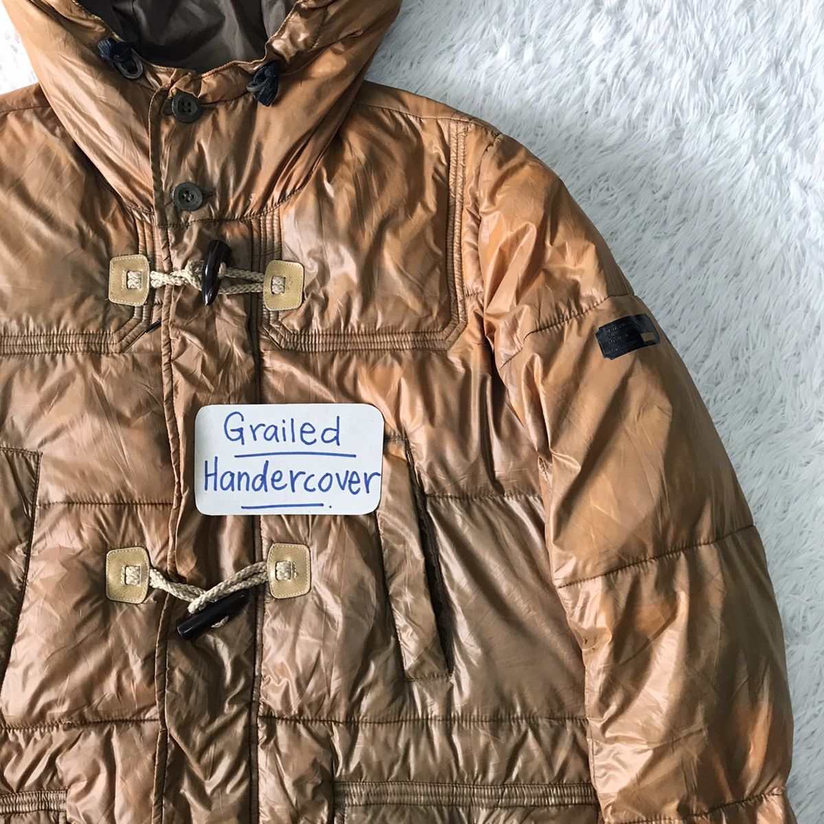 Diesel Vtg Sun Faded Diesel Puffer Duffle Coat Jacket Hooded Size US M / EU 48-50 / 2 - 5 Thumbnail