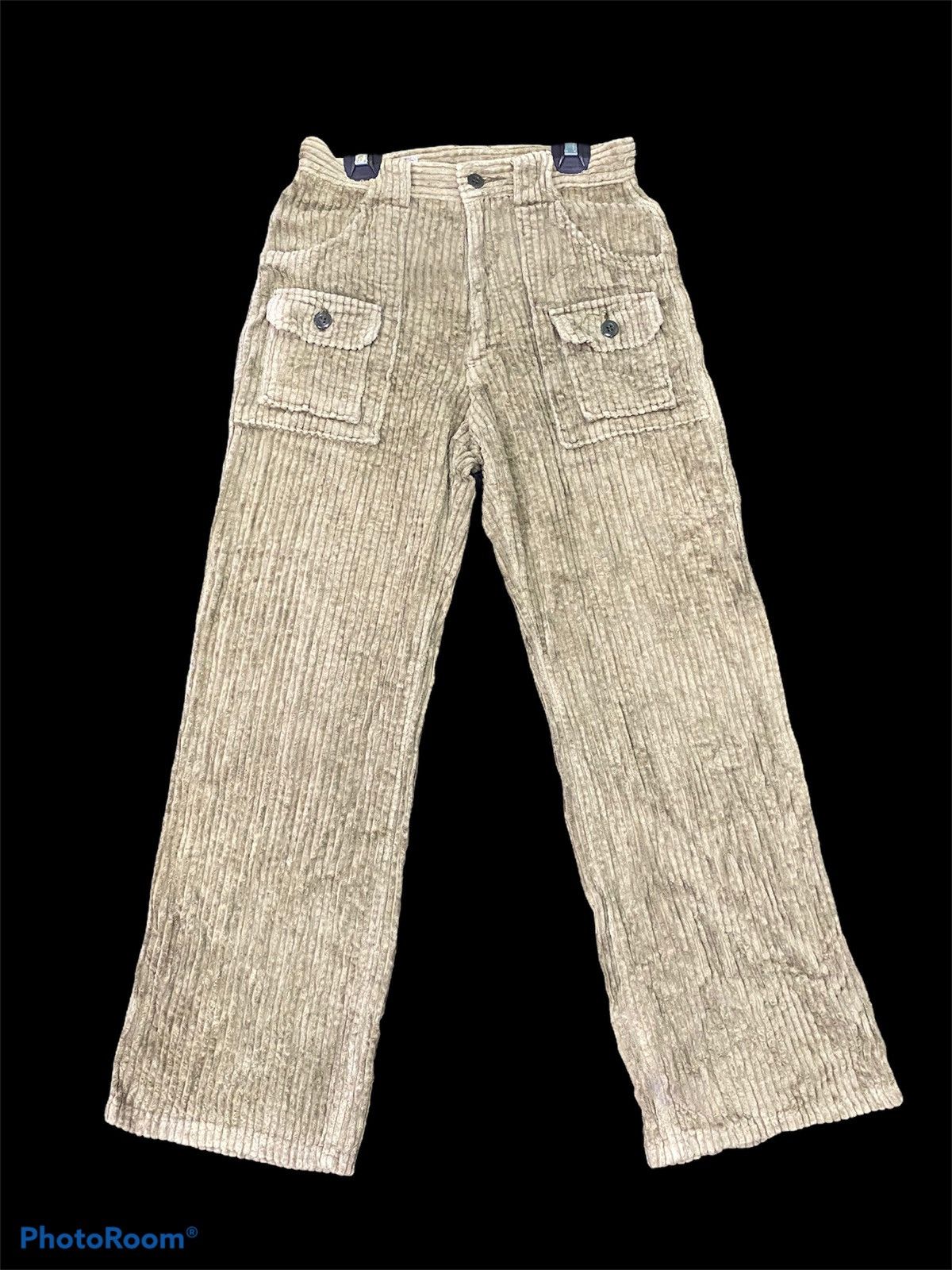 Japanese Brand VINTAGE DUNGAREES COUDROY CARGO BUSHPANTS Size US 27 - 1 Thumbnail