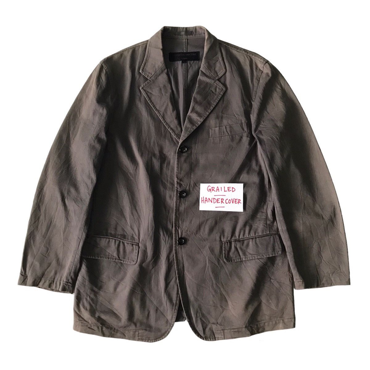image of Cdg Cdg Cdg x Comme Des Garcons VTG Sun Faded Ad2001 Comme Des Garcons Homme Jacket (Size Large)