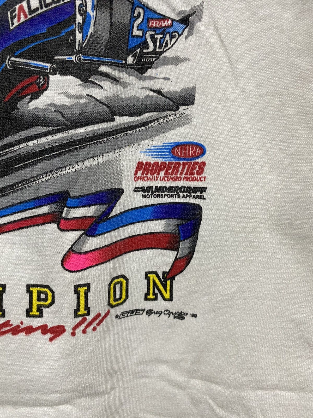 Jerzees × Vintage VINTAGE 98’ MEMORIES OF J.MYERS IN NHRA WINSTON DRAG RACING Size US L / EU 52-54 / 3 - 3 Thumbnail