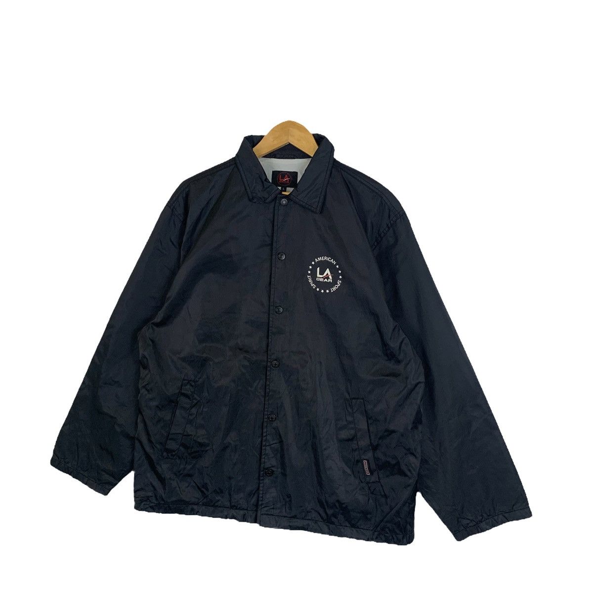 La Gear × Vintage Vintage LA GEAR Fully Button Windbreaker Coach Jacket Size US L / EU 52-54 / 3 - 4 Thumbnail