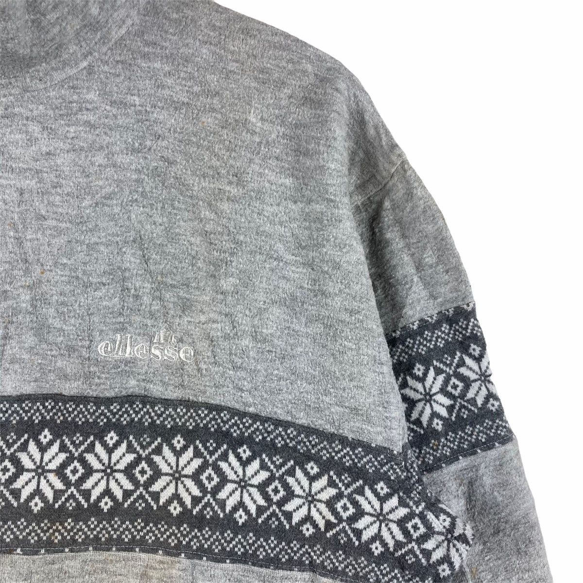 Vintage Vintage SWEATSHIRT ELLESSE pullover jumper Size US L / EU 52-54 / 3 - 3 Thumbnail