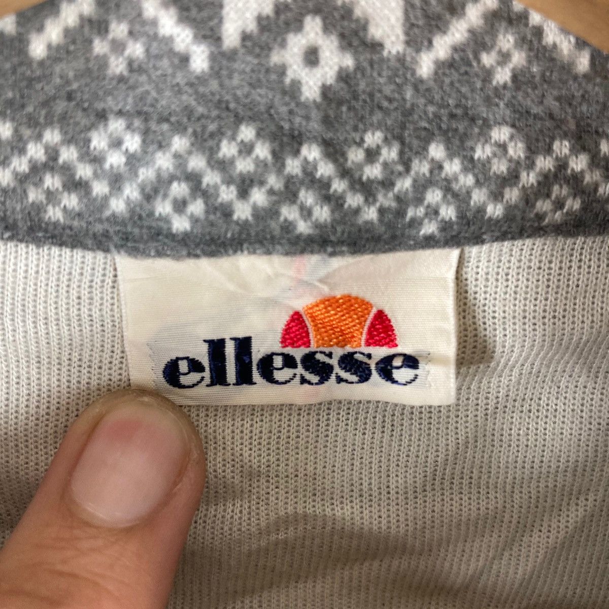 Vintage Vintage SWEATSHIRT ELLESSE pullover jumper Size US L / EU 52-54 / 3 - 6 Thumbnail