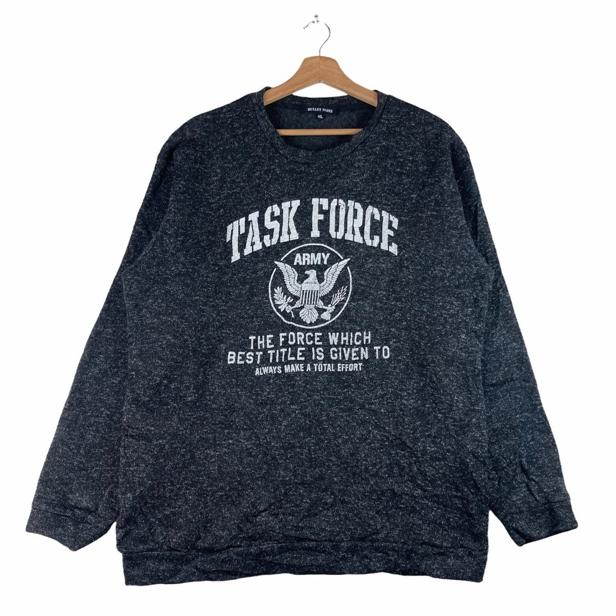 Vintage Vintage SWEATSHIRT TASK FORCE pullover jumper Size US XXL / EU 58 / 5 - 1 Thumbnail