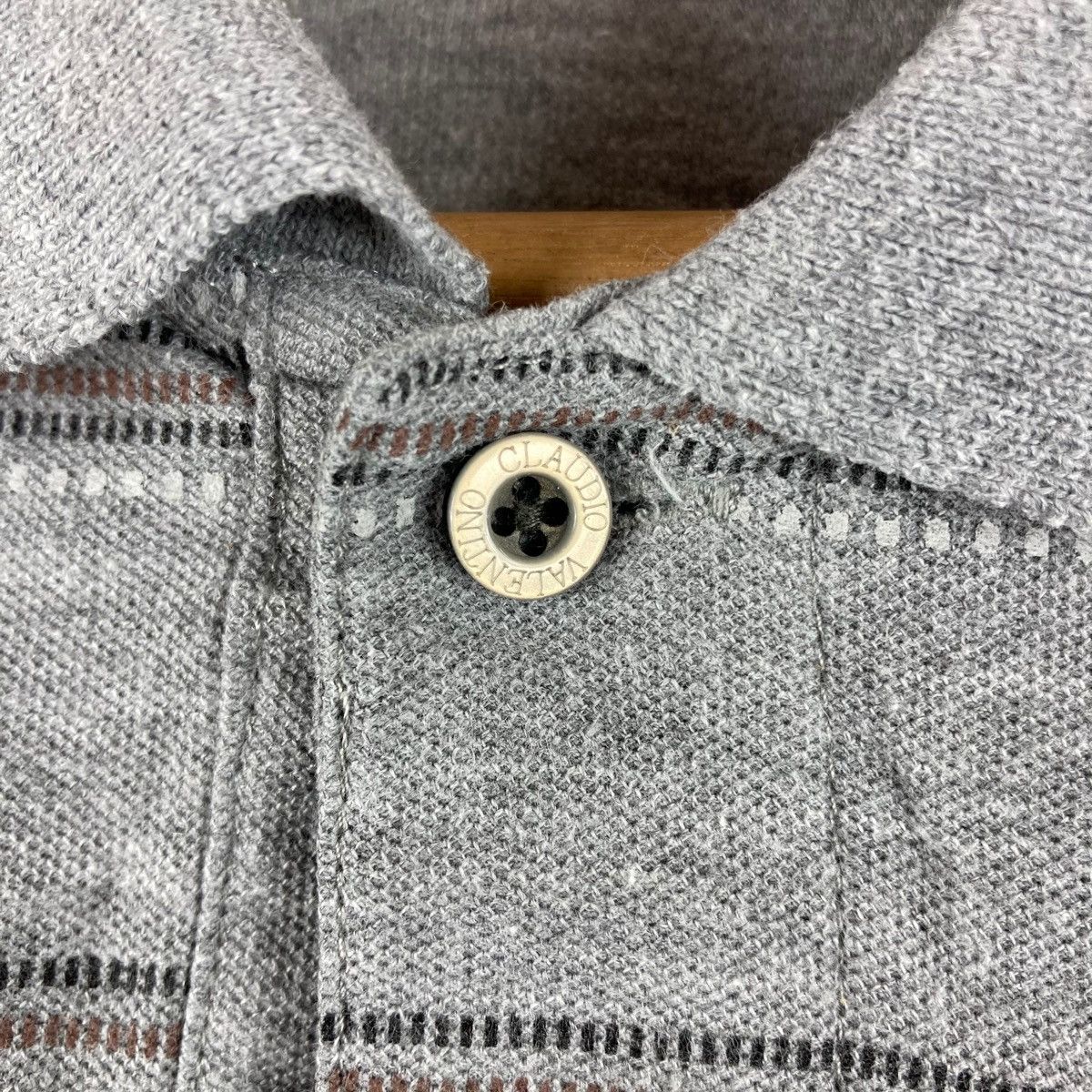 Other Vintage SWEATSHIRT CLAUDIO VALENTINO pullover jumper collar Size US L / EU 52-54 / 3 - 7 Thumbnail