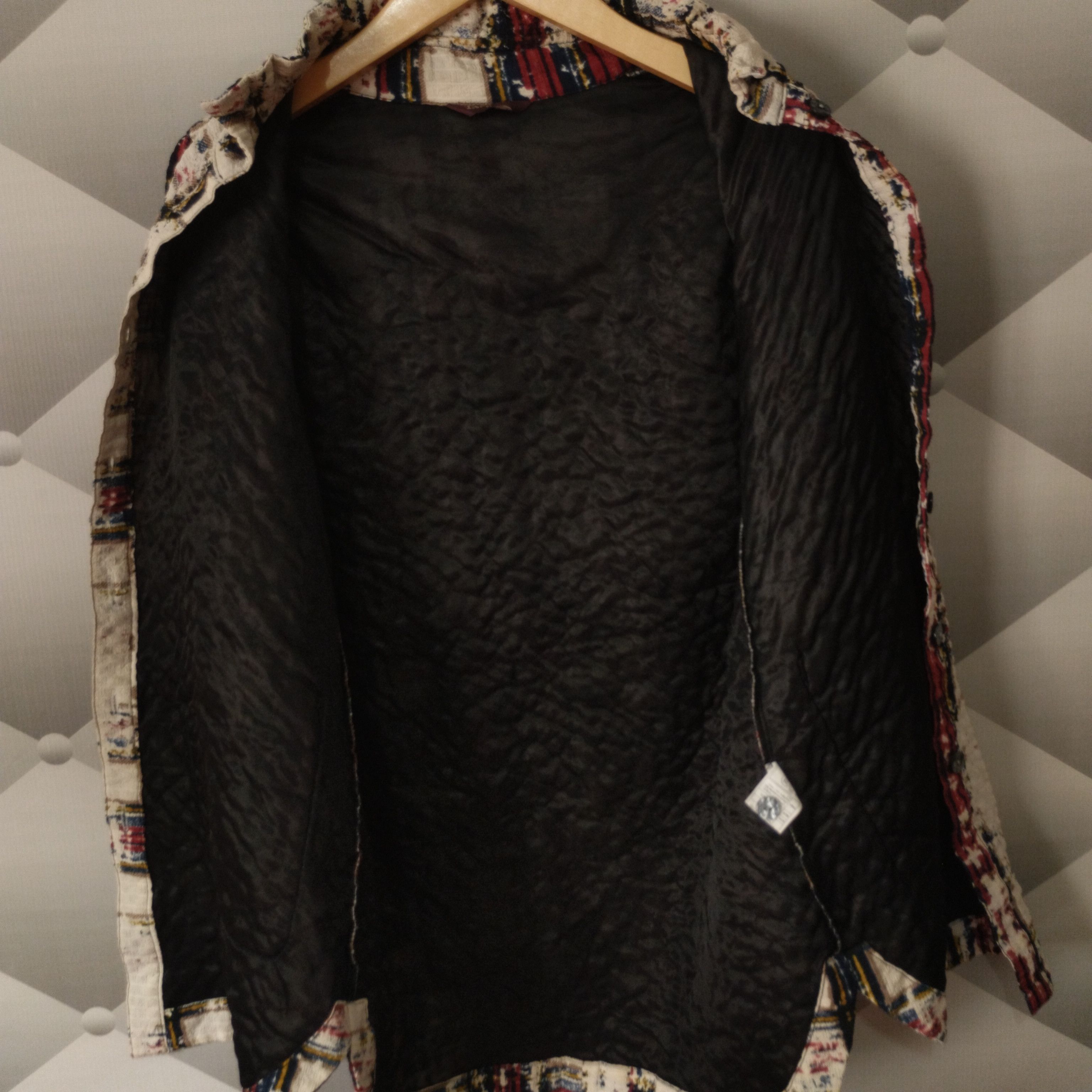 Designer Blazer vintage abstrack two pocket Size L / US 10 / IT 46 - 3 Thumbnail