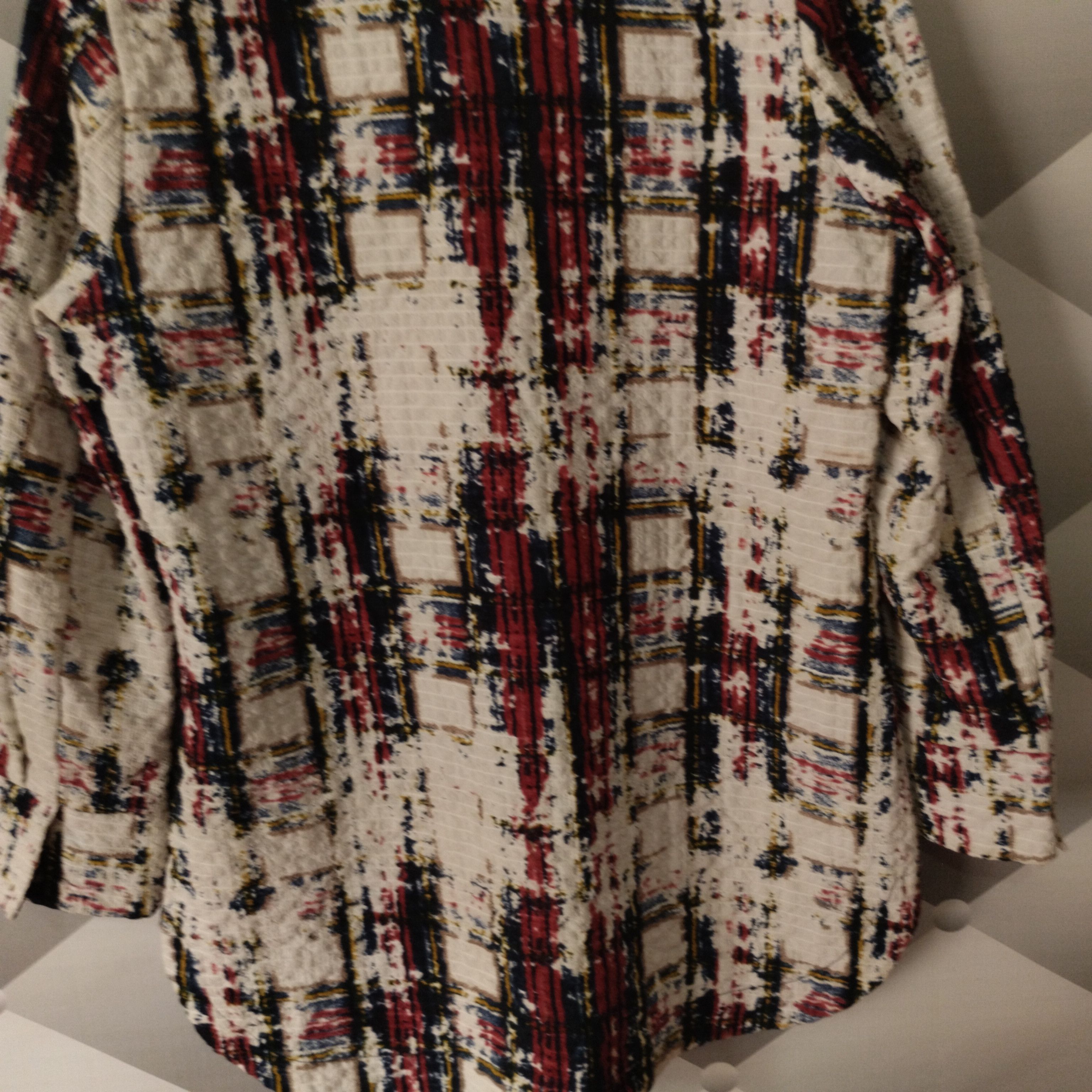 Designer Blazer vintage abstrack two pocket Size L / US 10 / IT 46 - 4 Thumbnail