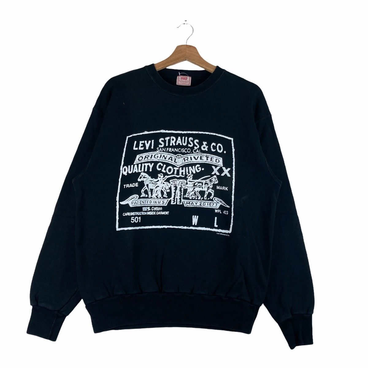 Other Vintage SWEATSHIRT LEVIS pullover jumper Size US L / EU 52-54 / 3 - 1 Thumbnail