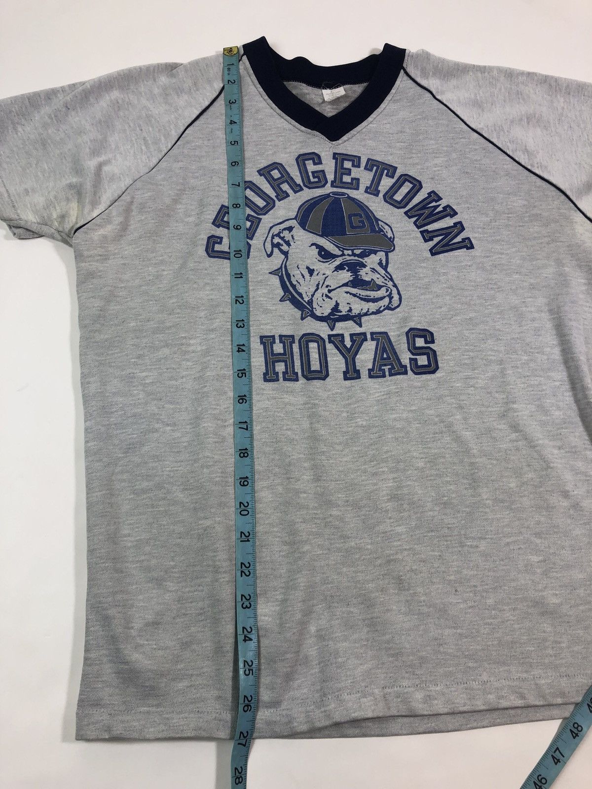 NCAA × Vintage Vintage RARE 70s 80s Georgetown Hoyas Jersey T-Shirt Size US S / EU 44-46 / 1 - 7 Thumbnail