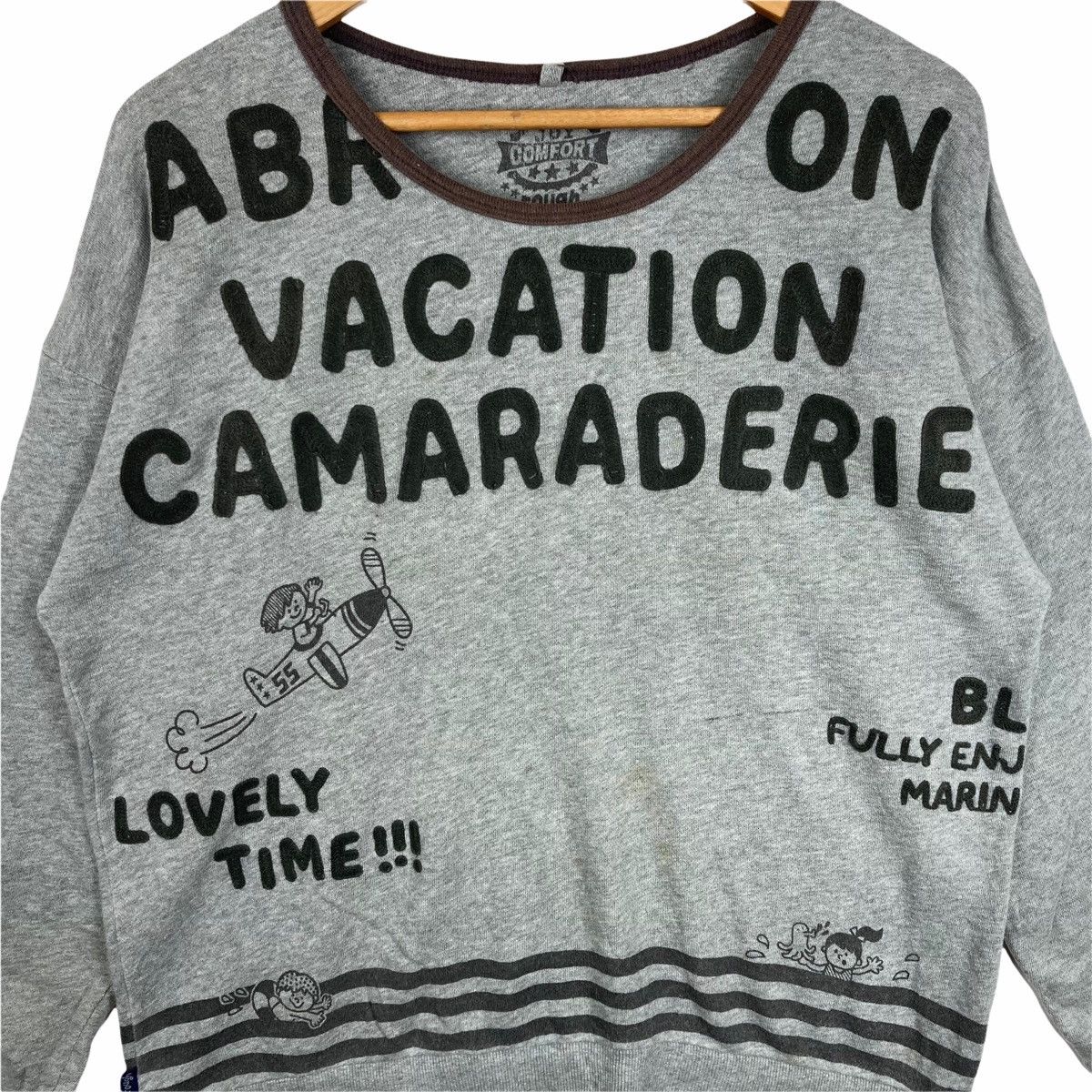 Vintage Vintage Rough Sweatshirt Casual Jumper Streetwear Pullover Size US M / EU 48-50 / 2 - 3 Thumbnail