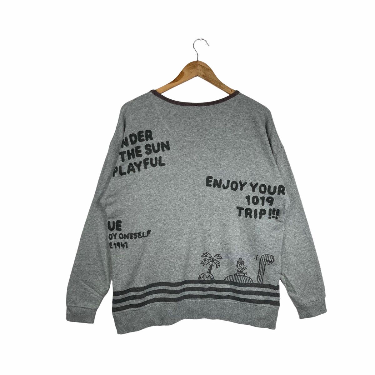 Vintage Vintage Rough Sweatshirt Casual Jumper Streetwear Pullover Size US M / EU 48-50 / 2 - 5 Thumbnail