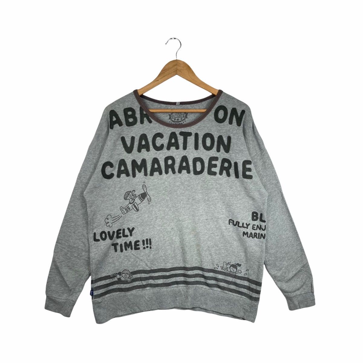 Vintage Vintage Rough Sweatshirt Casual Jumper Streetwear Pullover Size US M / EU 48-50 / 2 - 1 Thumbnail