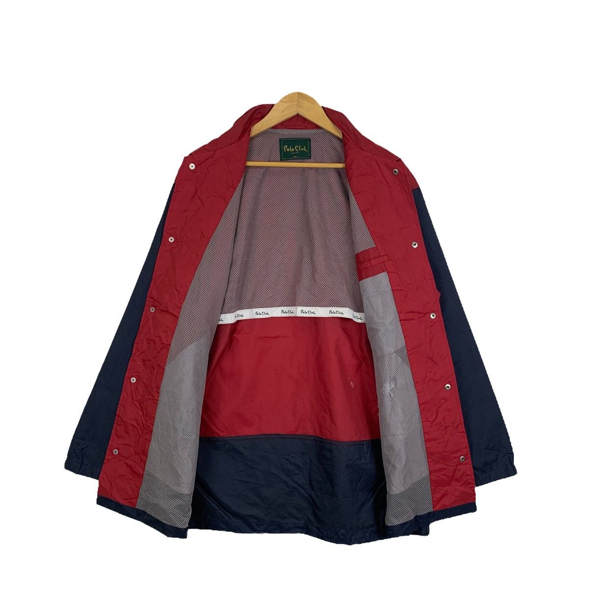 Beverly Hills Polo Club × Vintage Vintage POLO CLUB Fully Button Windbreaker Coach Jacket Size US L / EU 52-54 / 3 - 3 Thumbnail