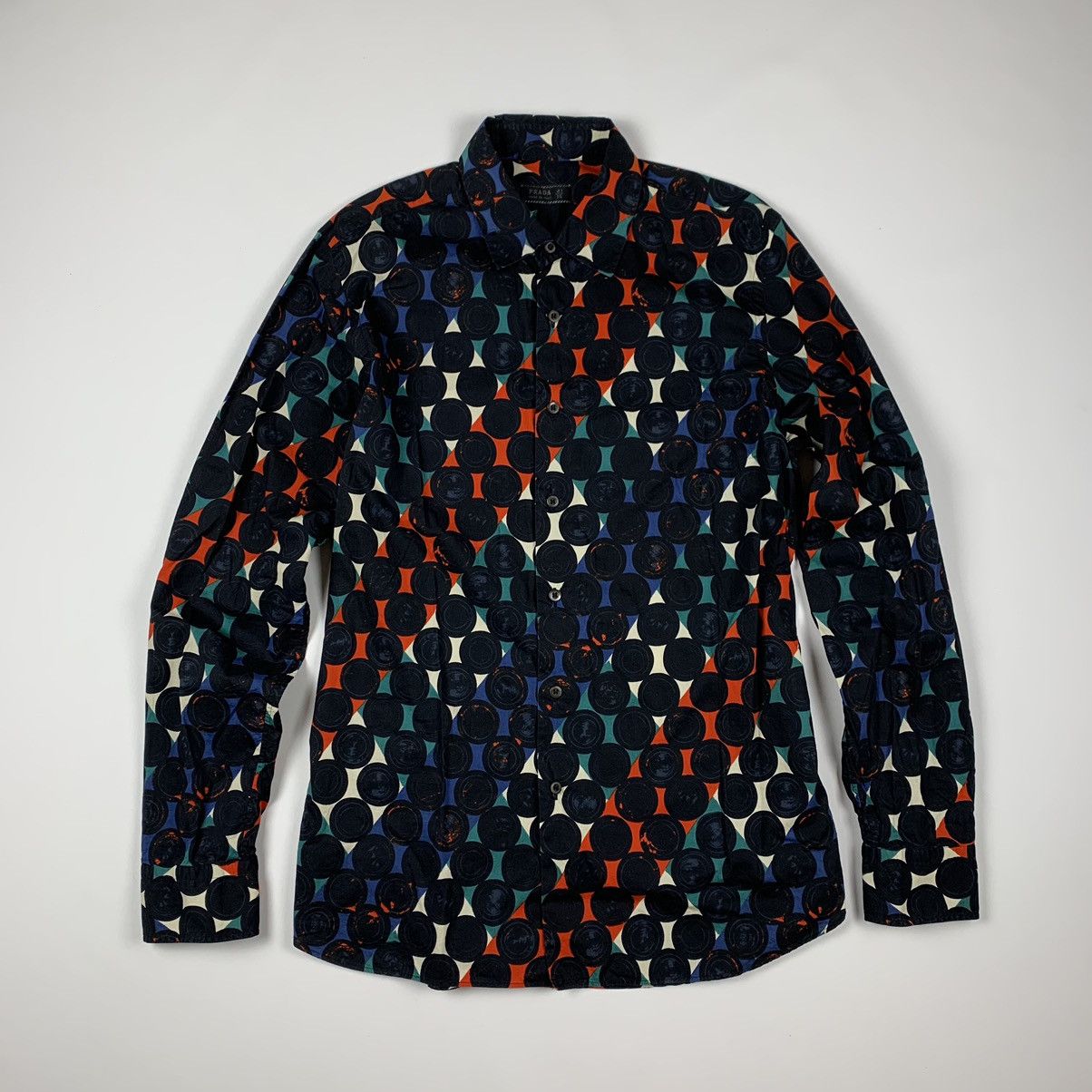 Prada PRADA DOT PRINT SHIRT Size US M / EU 48-50 / 2 - 1 Thumbnail
