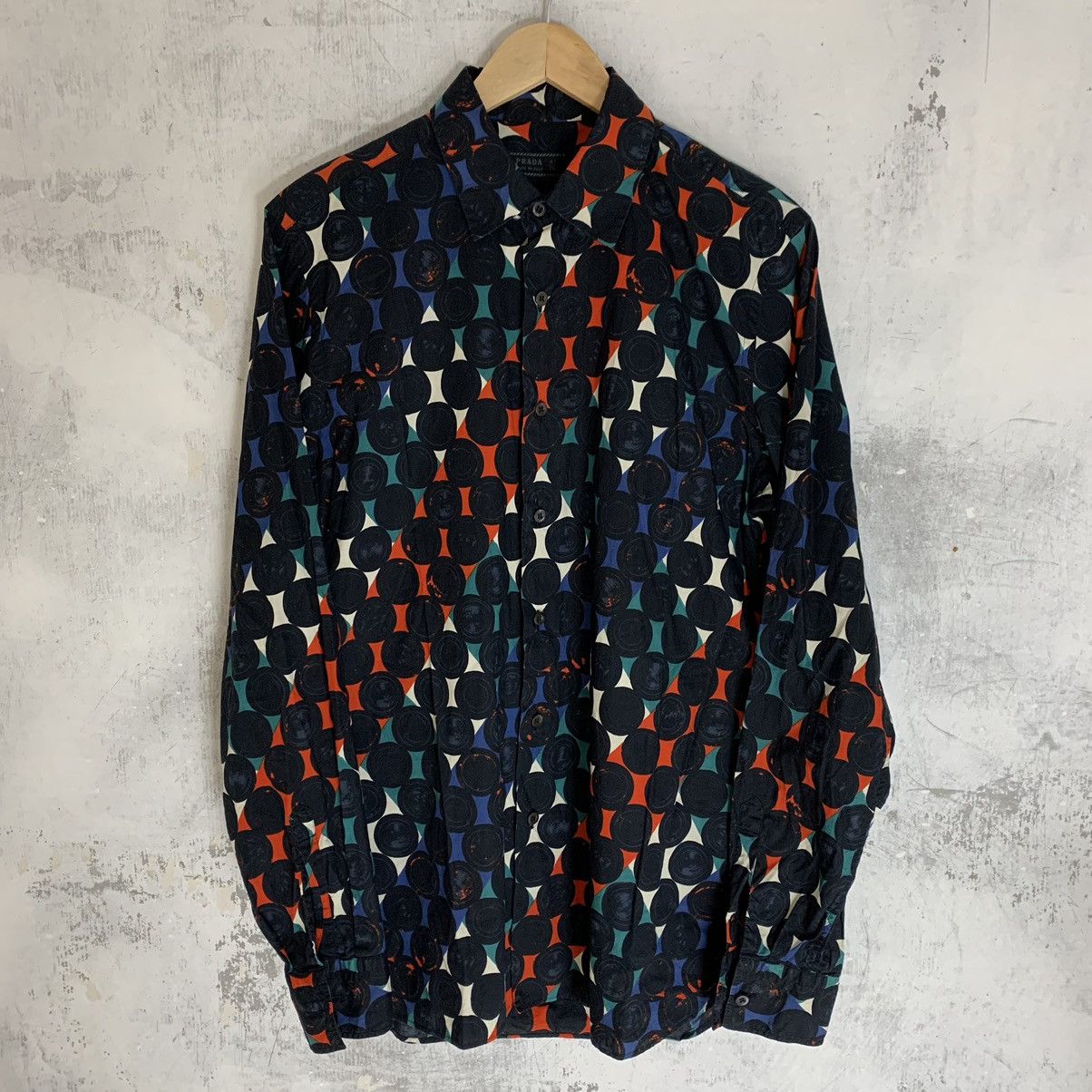 Prada PRADA DOT PRINT SHIRT Size US M / EU 48-50 / 2 - 9 Thumbnail