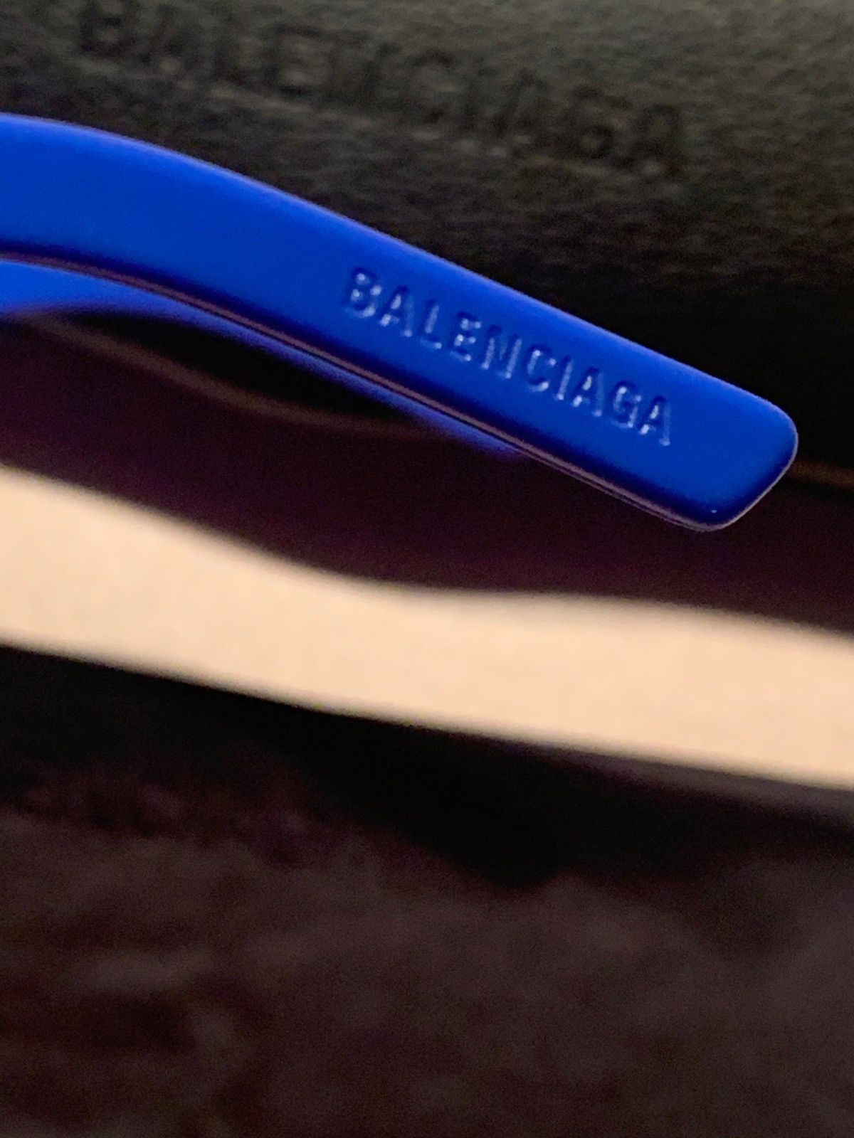 Balenciaga *RARE* Balenciaga Mirrored Blue Sunglasses Size ONE SIZE - 4 Thumbnail